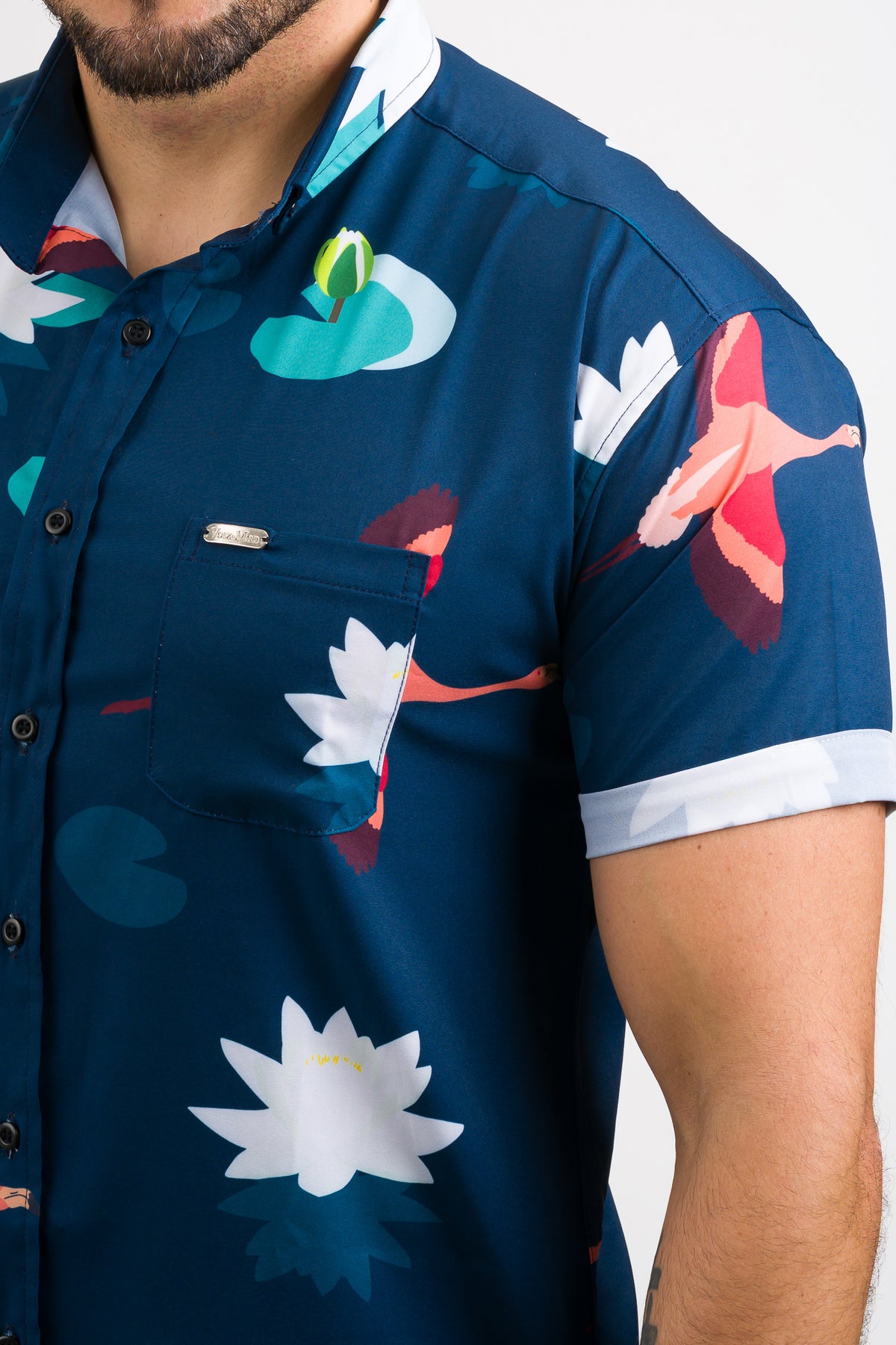 Camisa Button Costa Bird - Voszmen