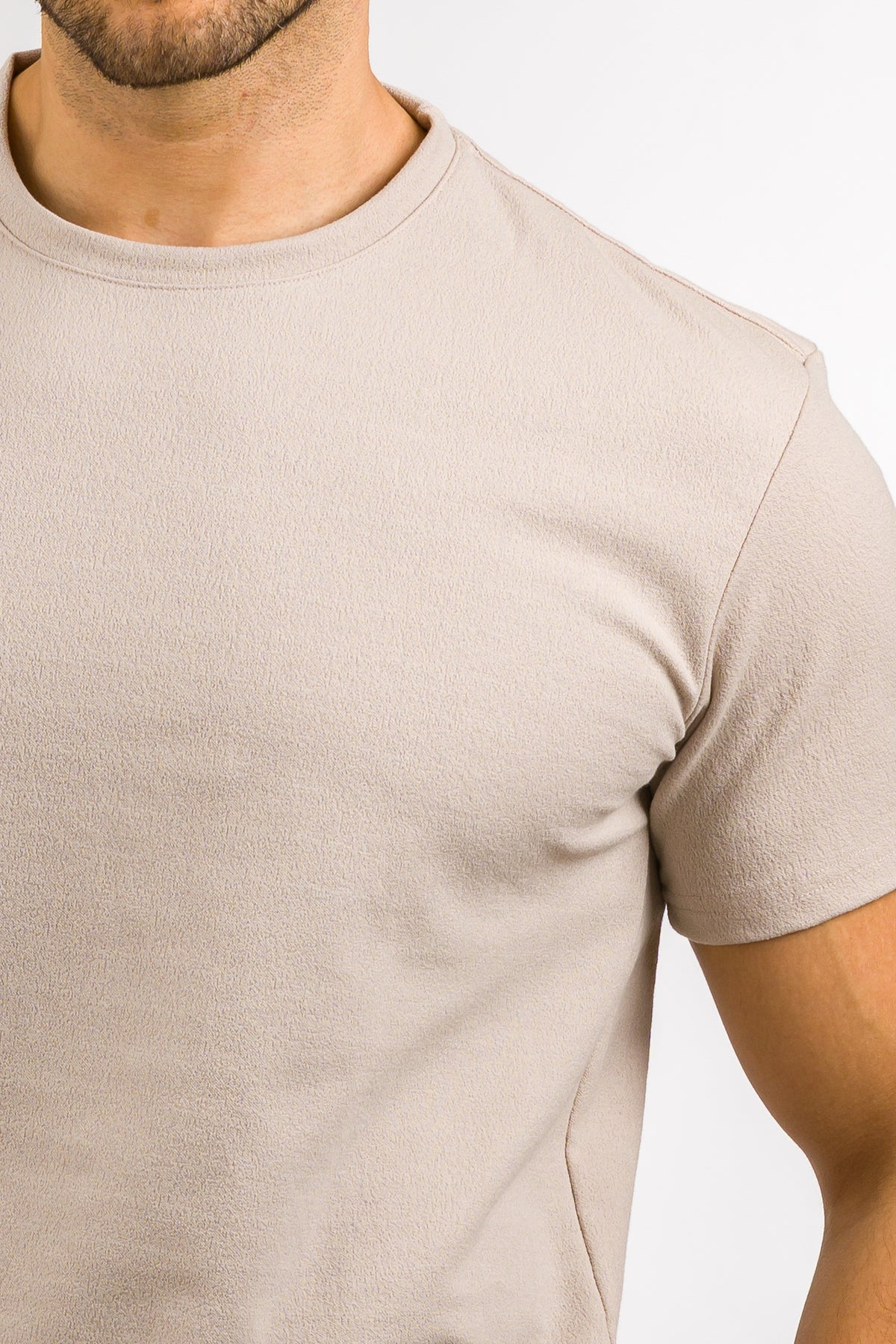 T-Shirt Text VT beige - Voszmen