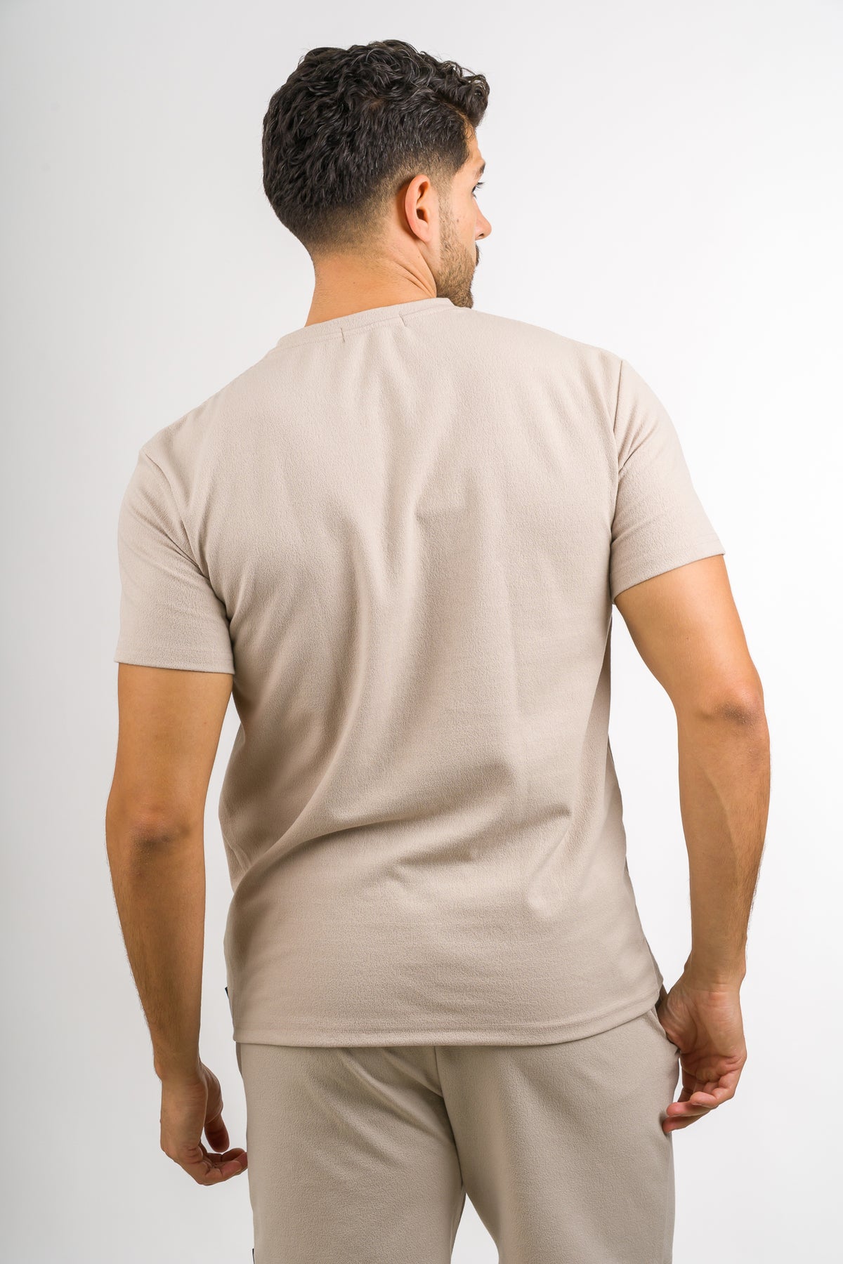 T-Shirt Text VT beige - Voszmen