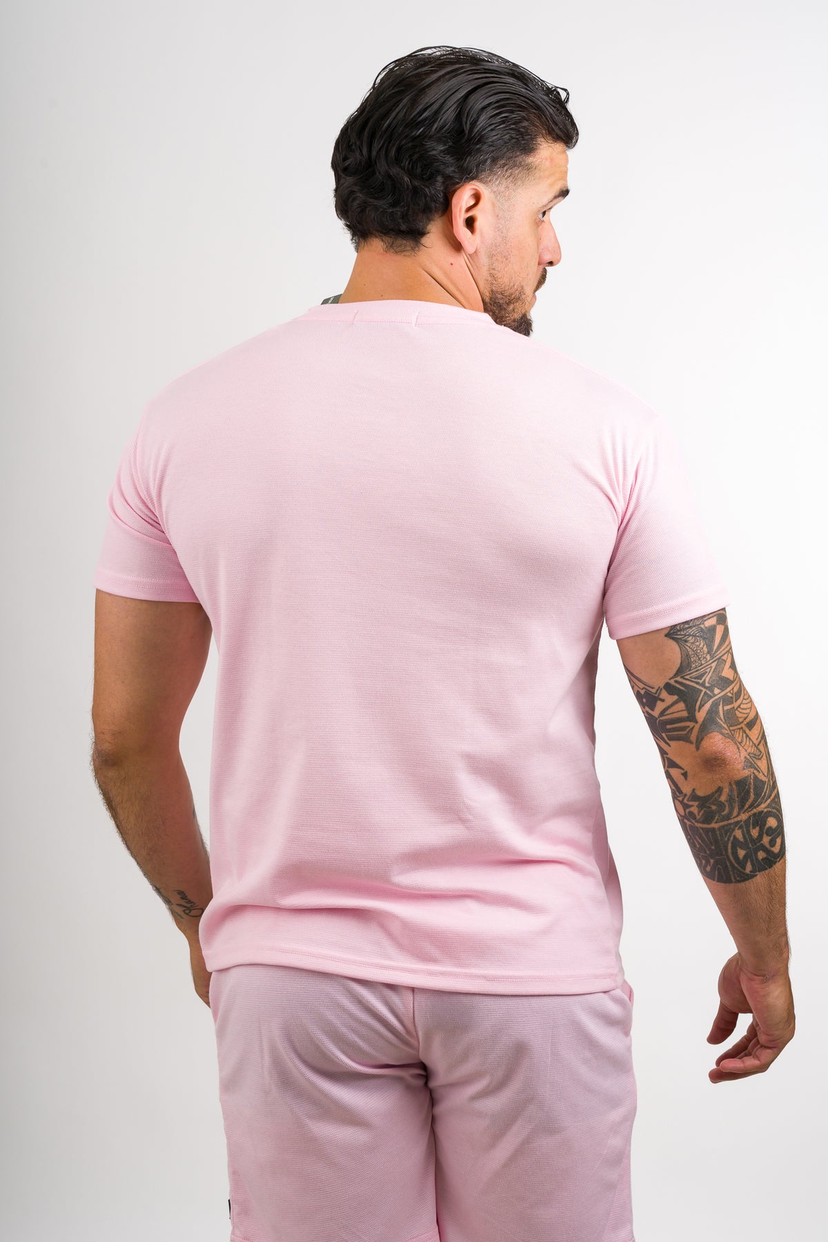 T-Shirt Text C Rosada - Voszmen