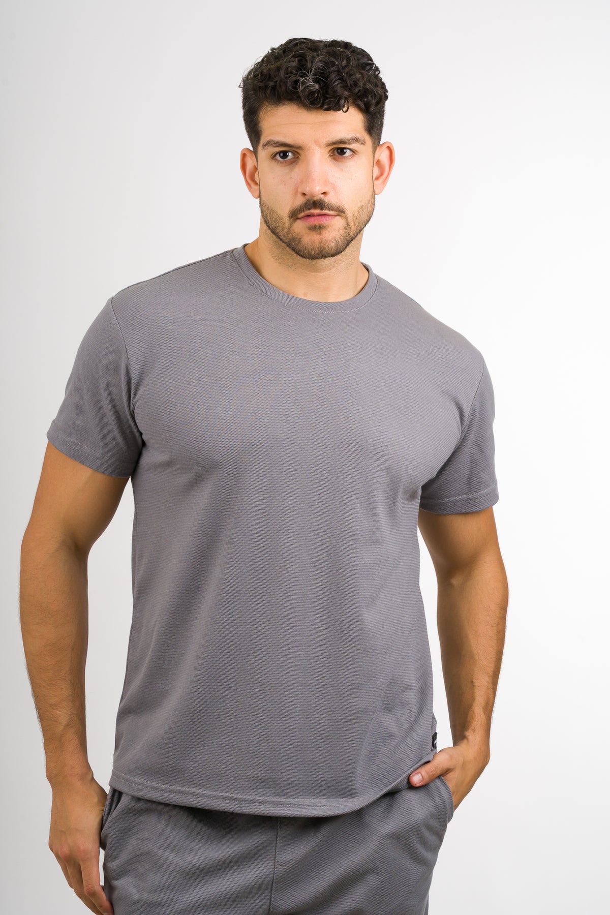 T-Shirt Text C gris - Voszmen