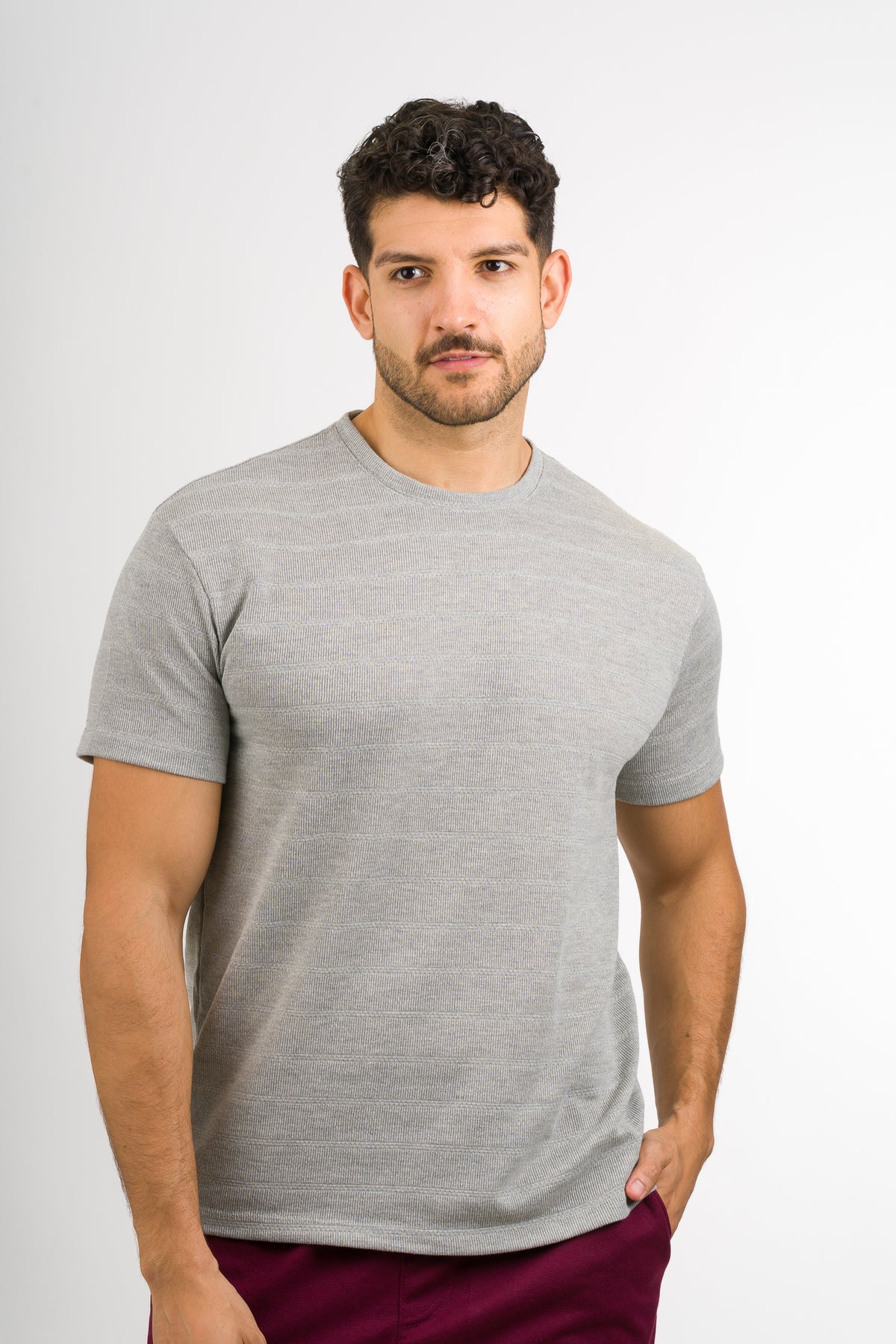 T-Shirt Text H Gris - Voszmen