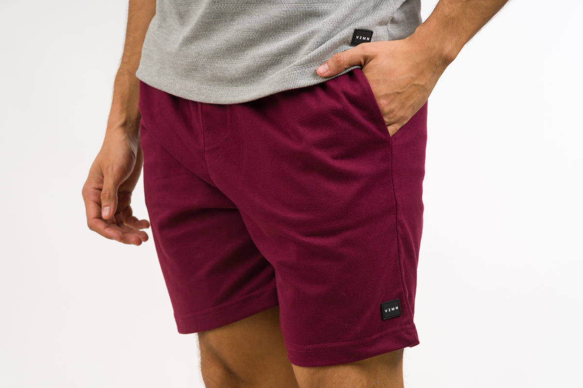 Pantaloneta Text C Vino - Voszmen