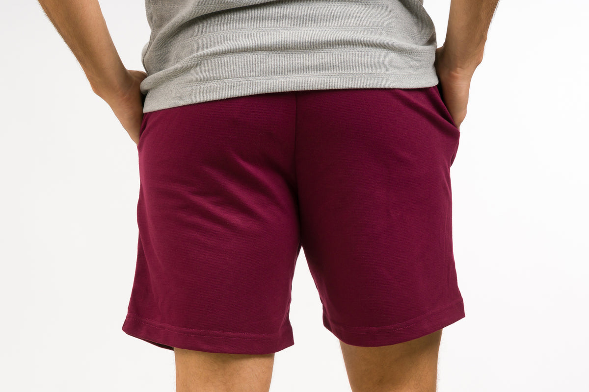 Pantaloneta Text C Vino - Voszmen