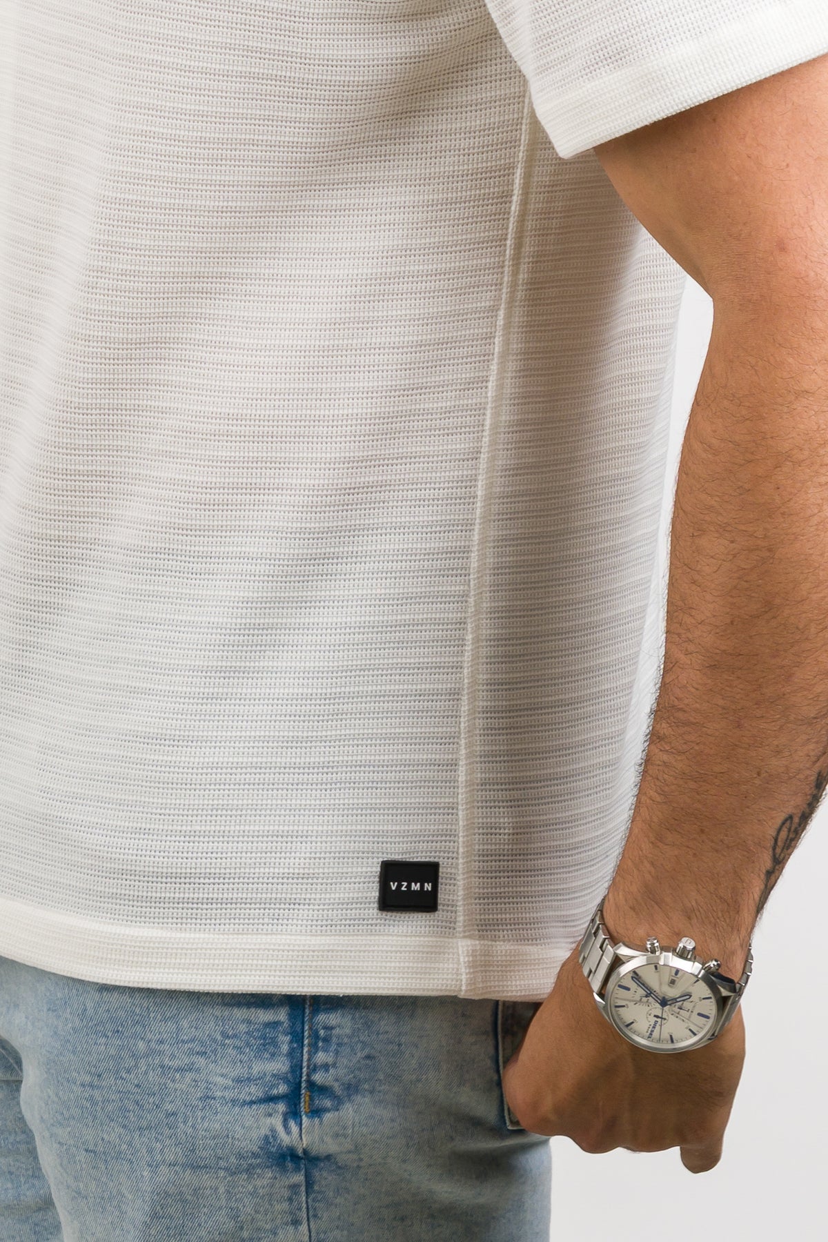 Camisa Text N Blanco H - Voszmen
