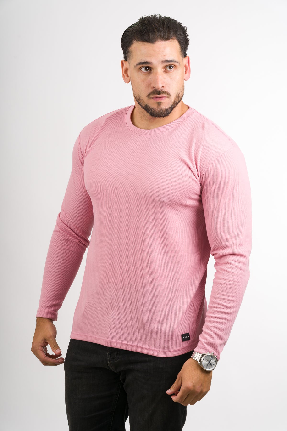 Camiseta ML Text M Palo Rosa - Voszmen