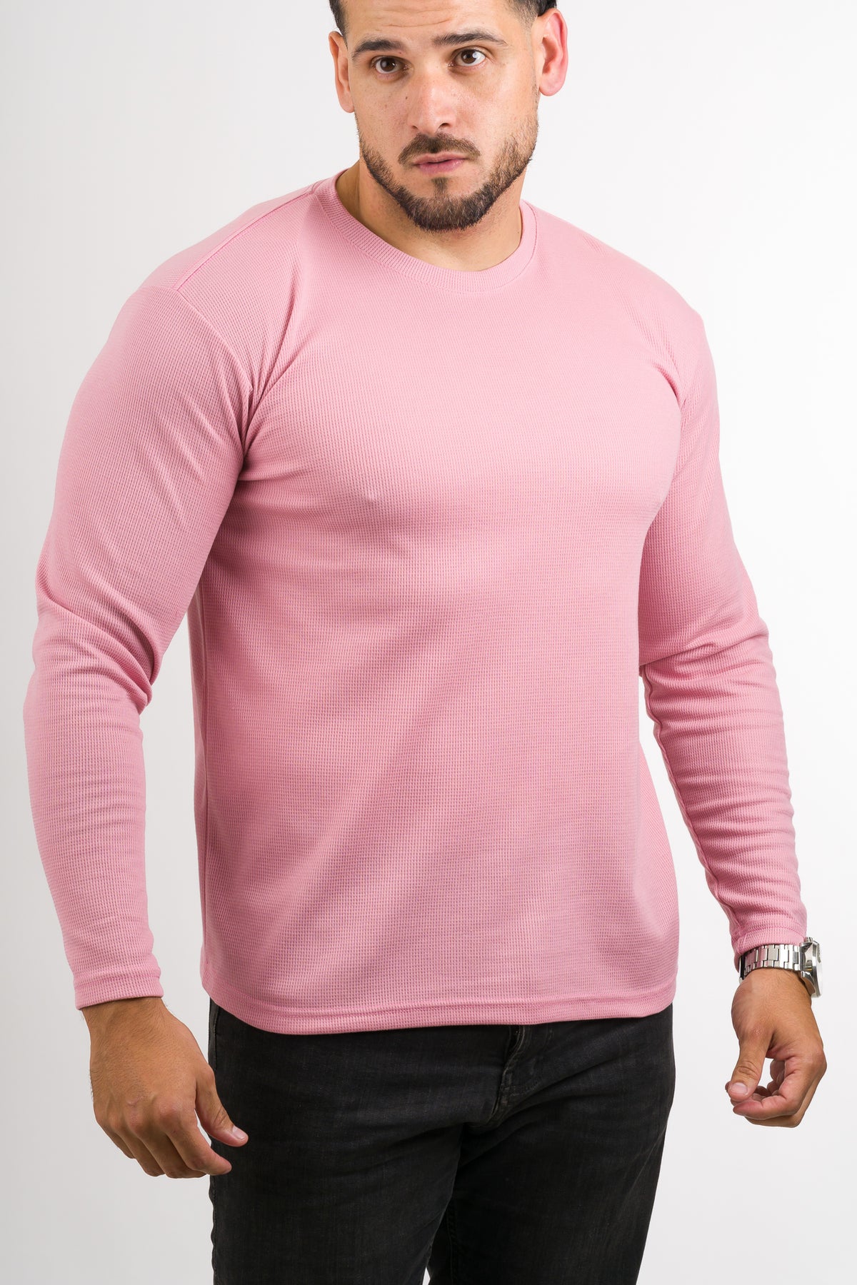 Camiseta ML Text M Palo Rosa - Voszmen
