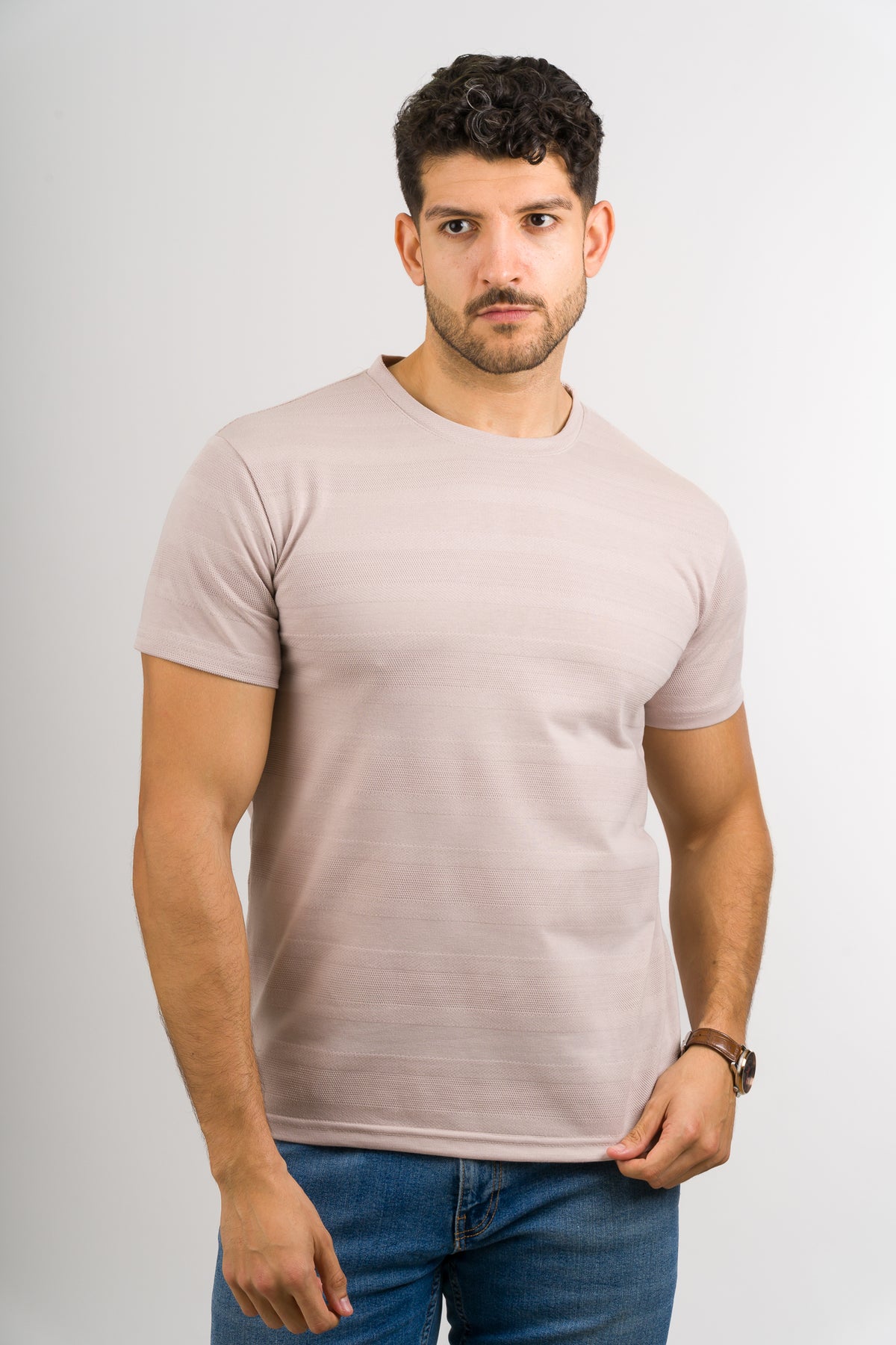 T-Shirt Text MG Beige - Voszmen
