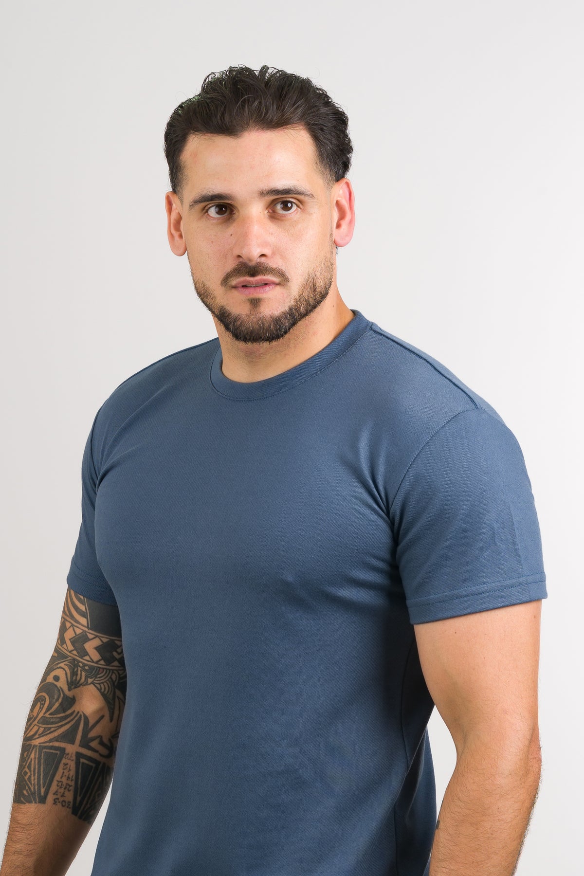 T-Shirt Text F Azul Petro - Voszmen