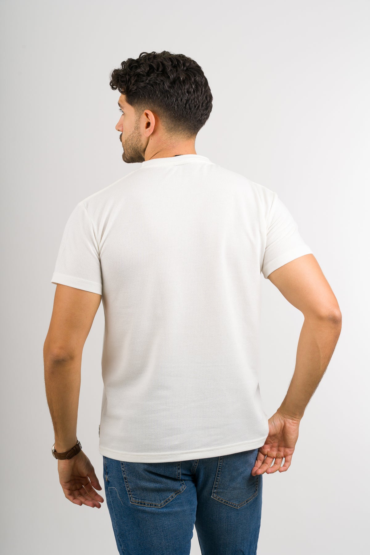 T-Shirt Text NW Blanco H - Voszmen