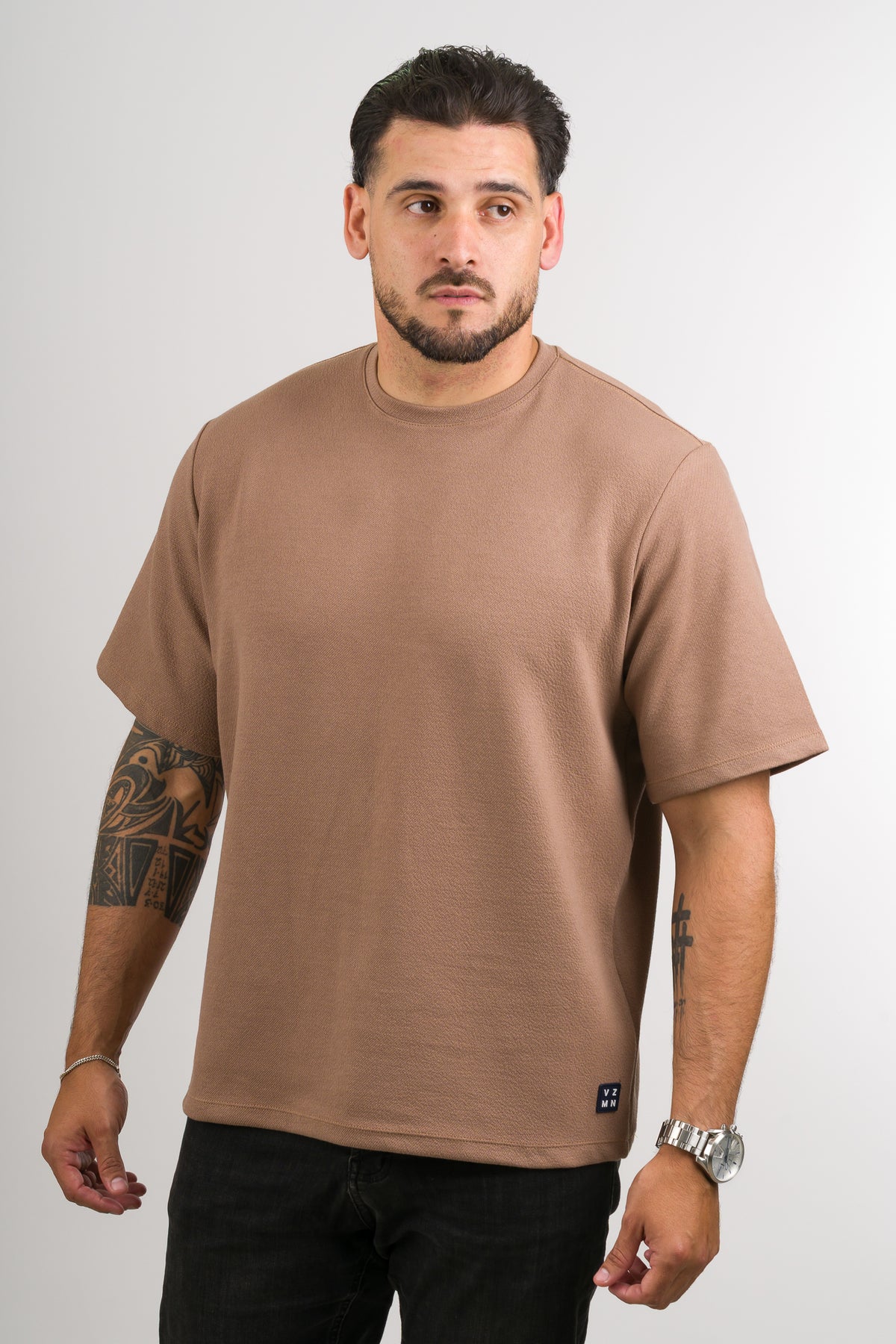 T-Shirt Over Text By Café - Voszmen