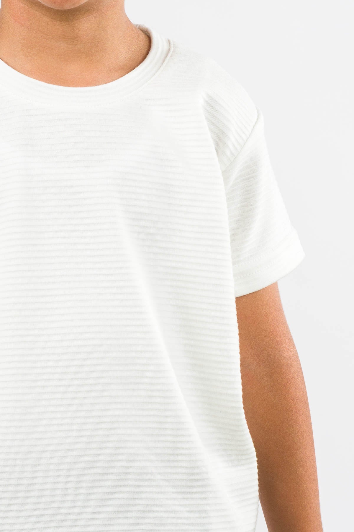 T-Shirt Text B Kid Blanca - Voszmen