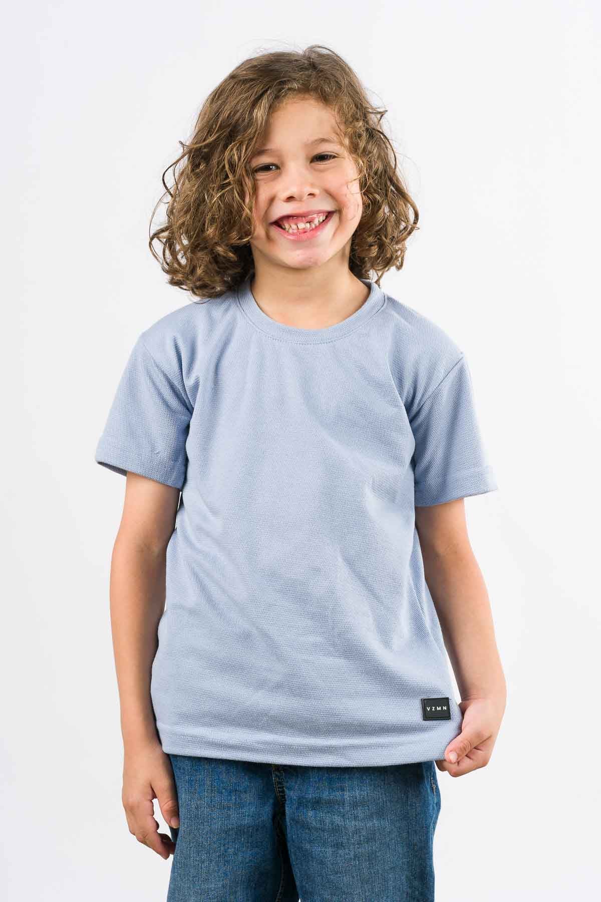 T-Shirt Text C Kid Celeste - Voszmen