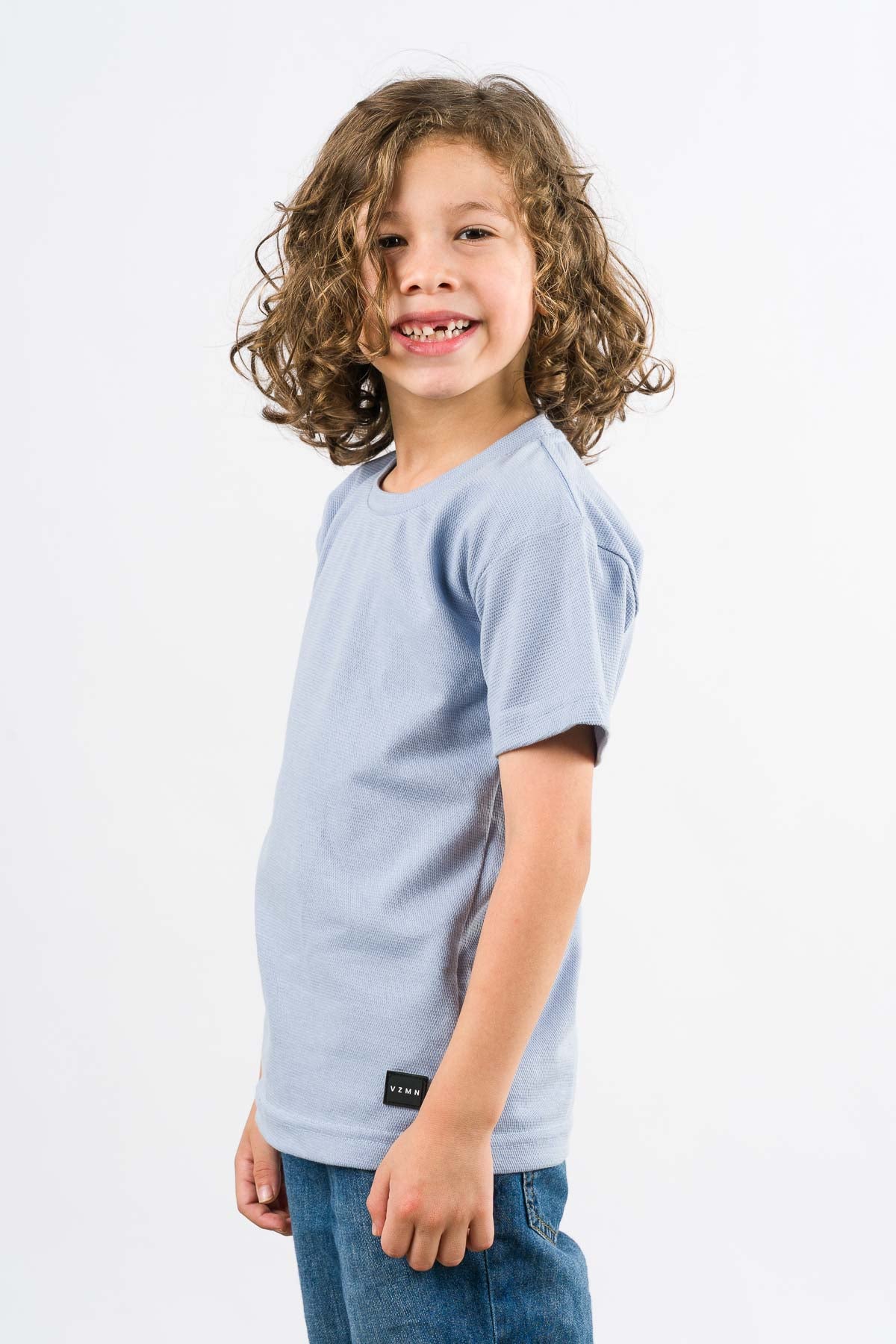 T-Shirt Text C Kid Celeste - Voszmen