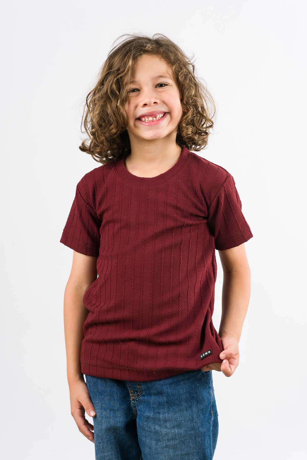 T-Shirt Text Kr Kid Vino - Voszmen