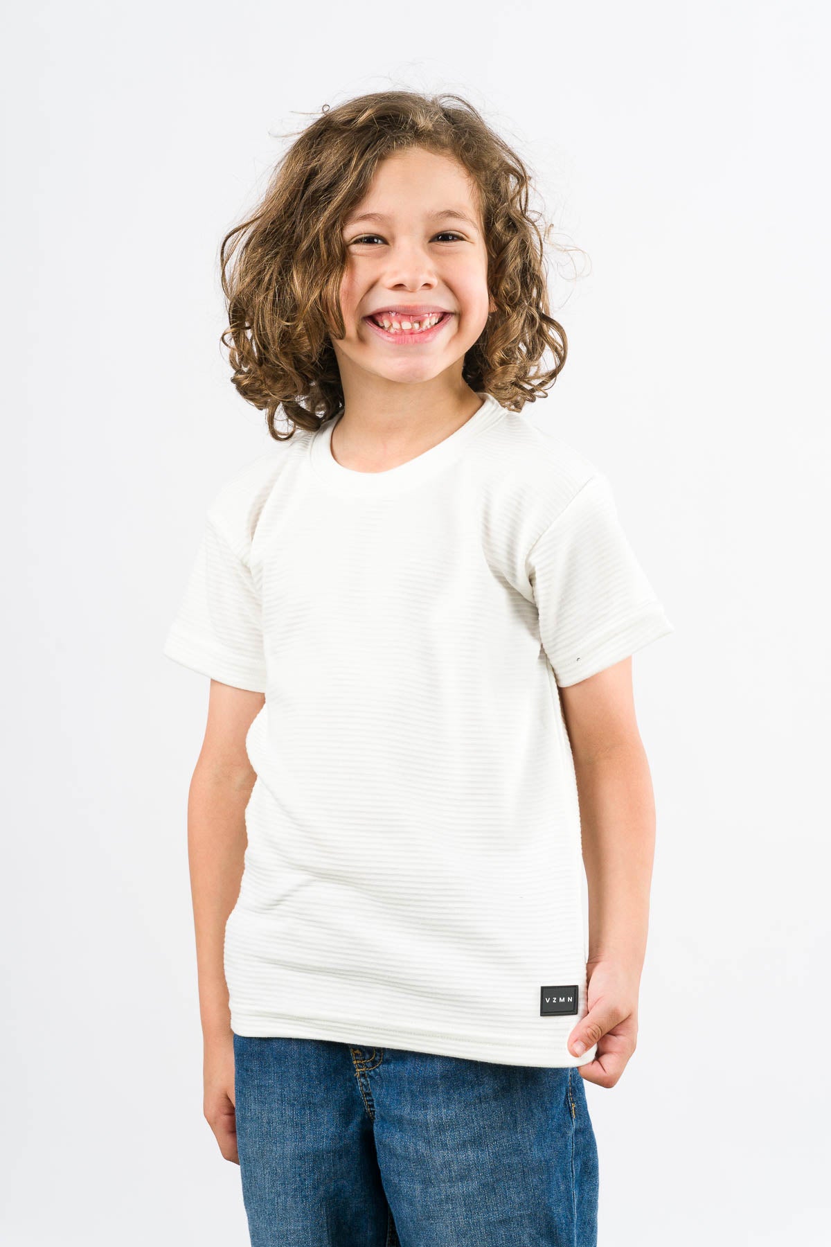 T-Shirt Text B Kid Blanca - Voszmen