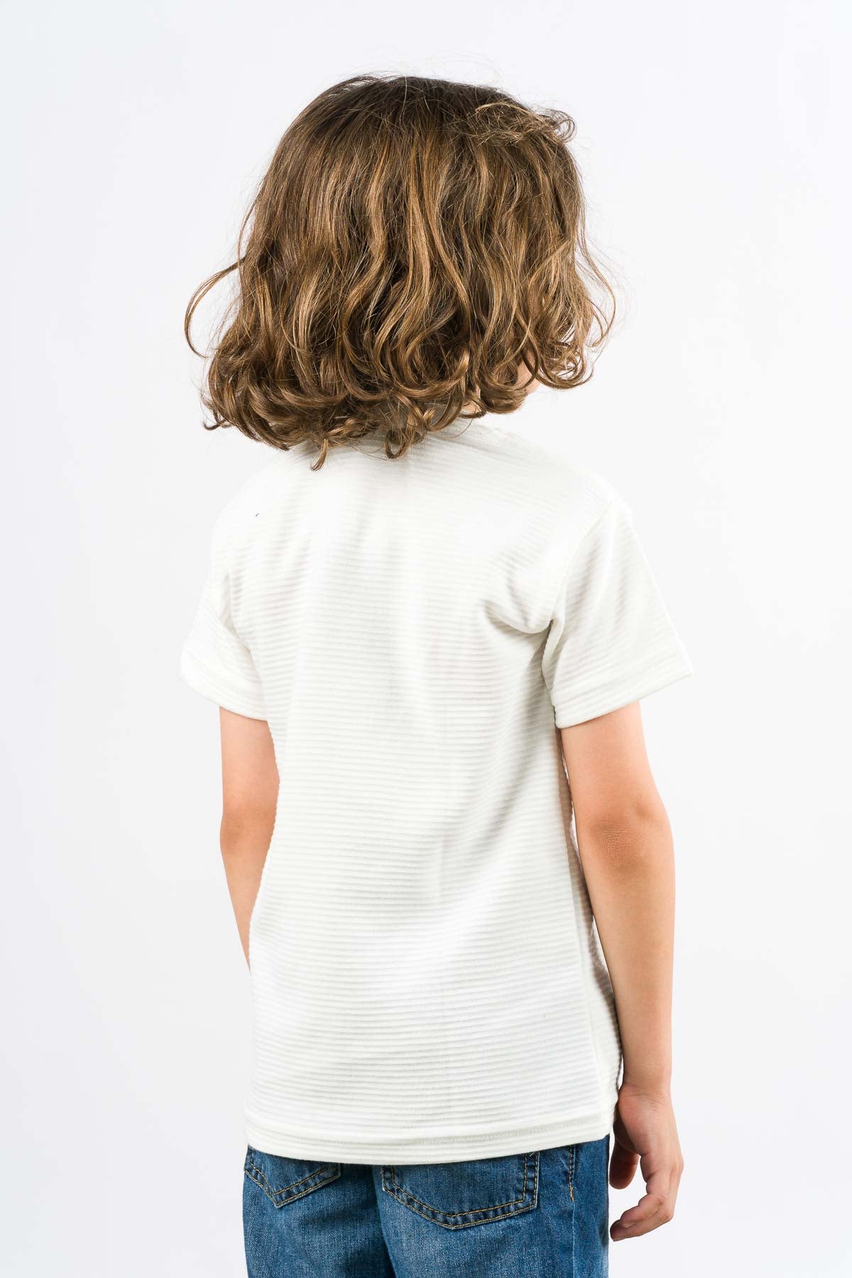 T-Shirt Text B Kid Blanca - Voszmen