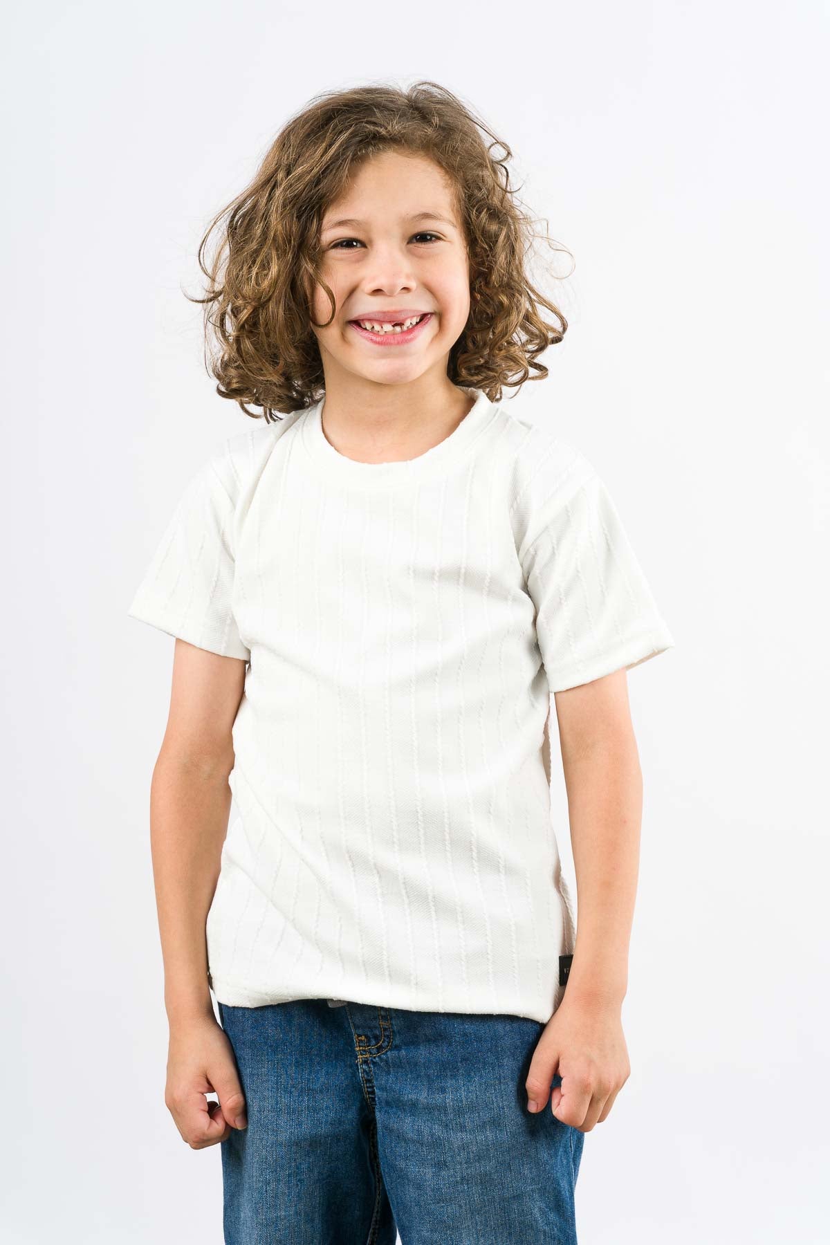 T-Shirt Text Kr Kid Blanca - Voszmen