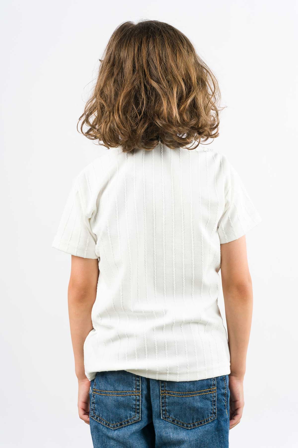 T-Shirt Text Kr Kid Blanca - Voszmen