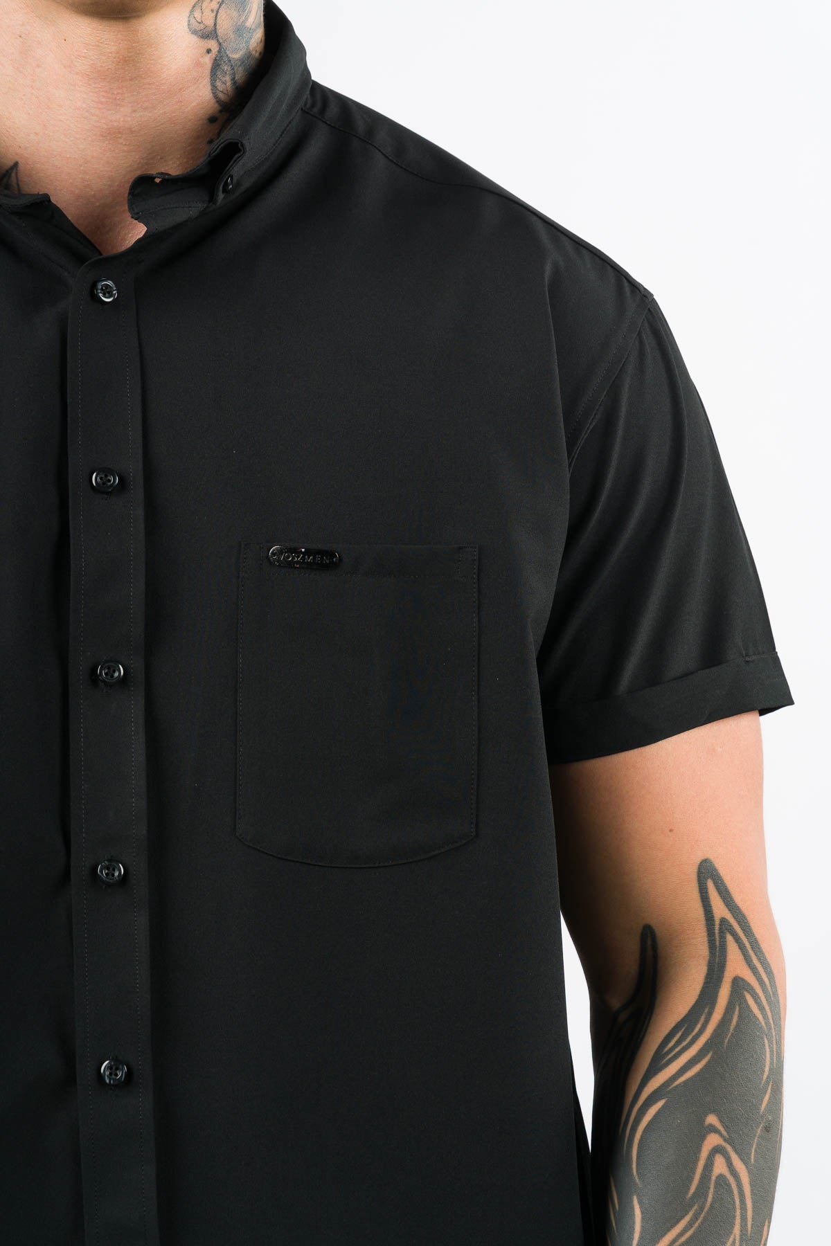 Camisa Button Triple Black - Voszmen