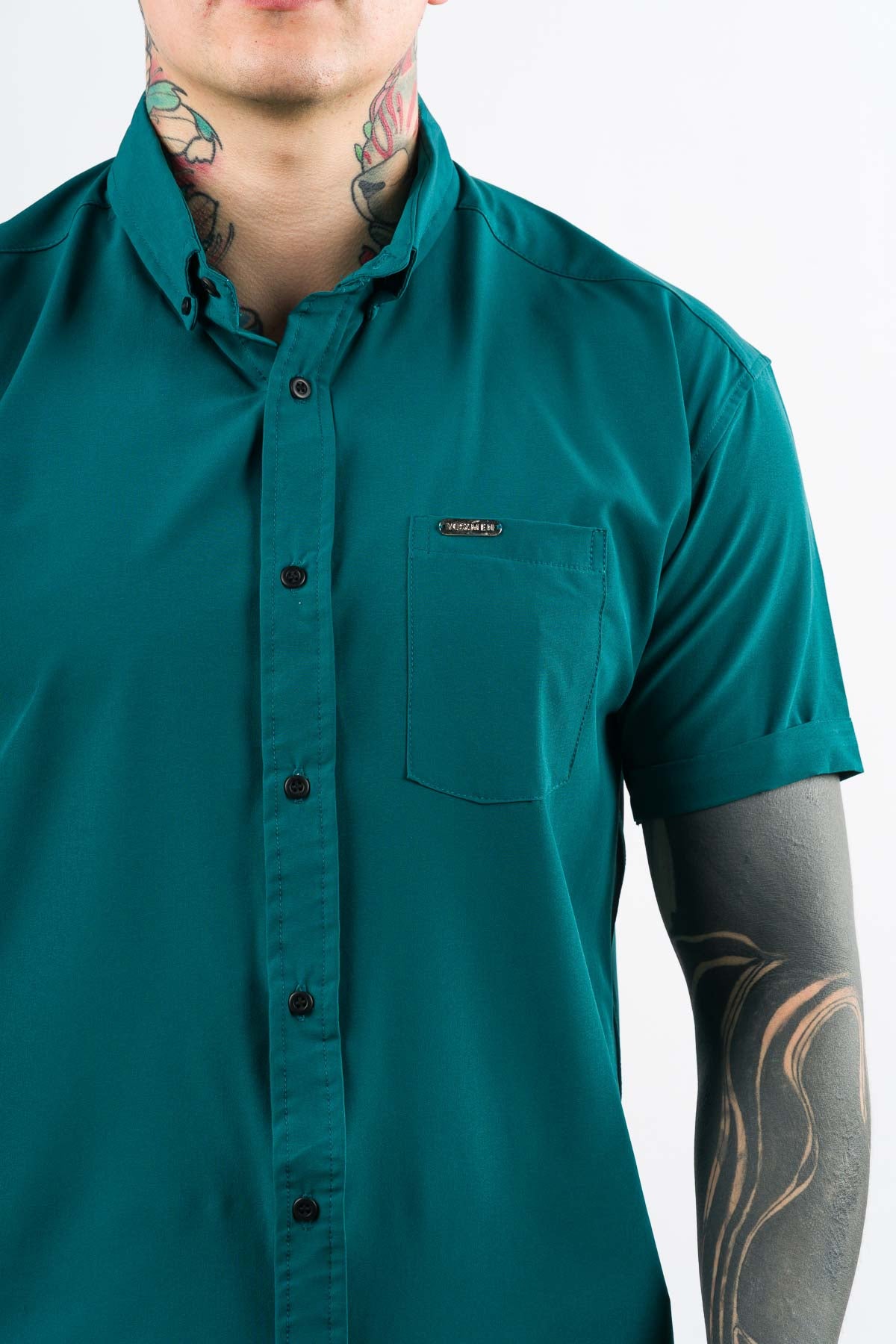 Camisa Button Triple Green - Voszmen