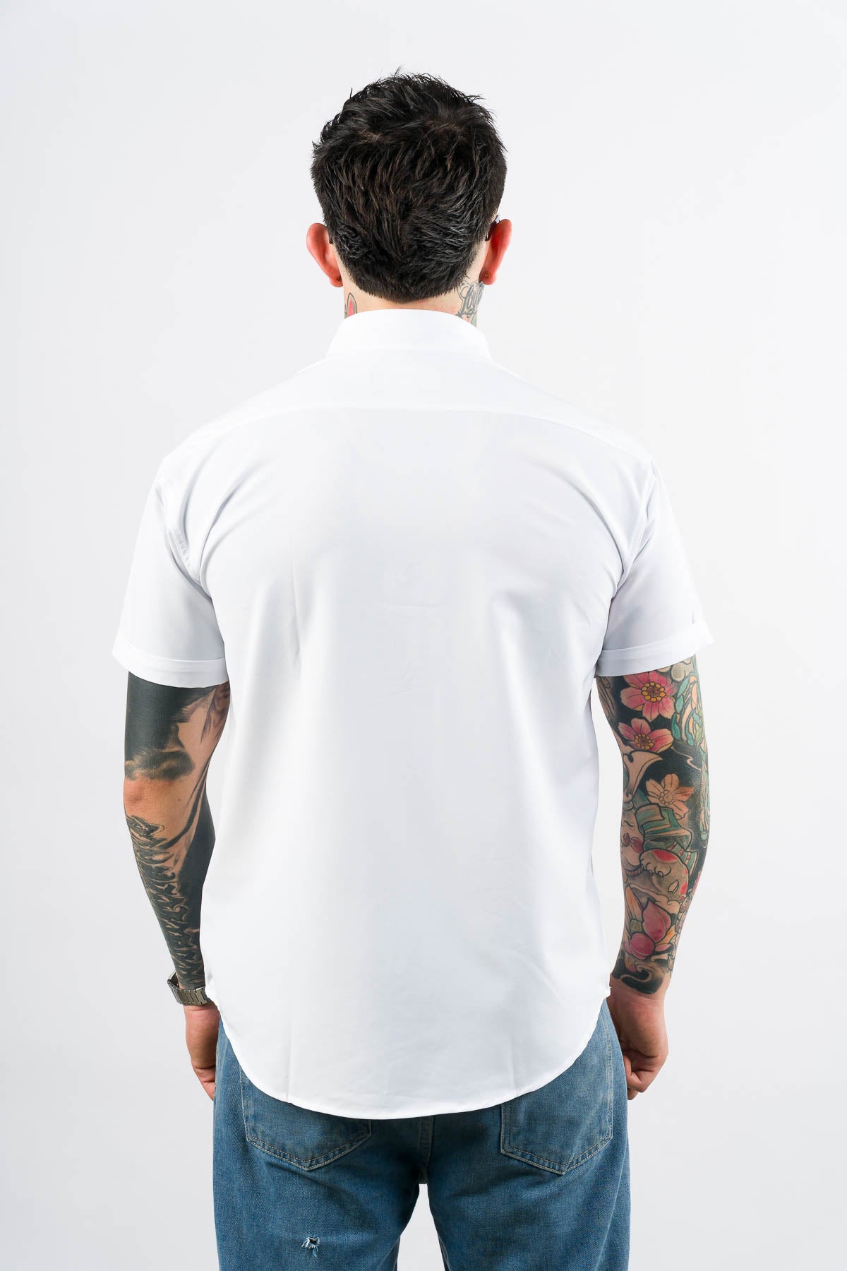 Camisa Button Triple White - Voszmen