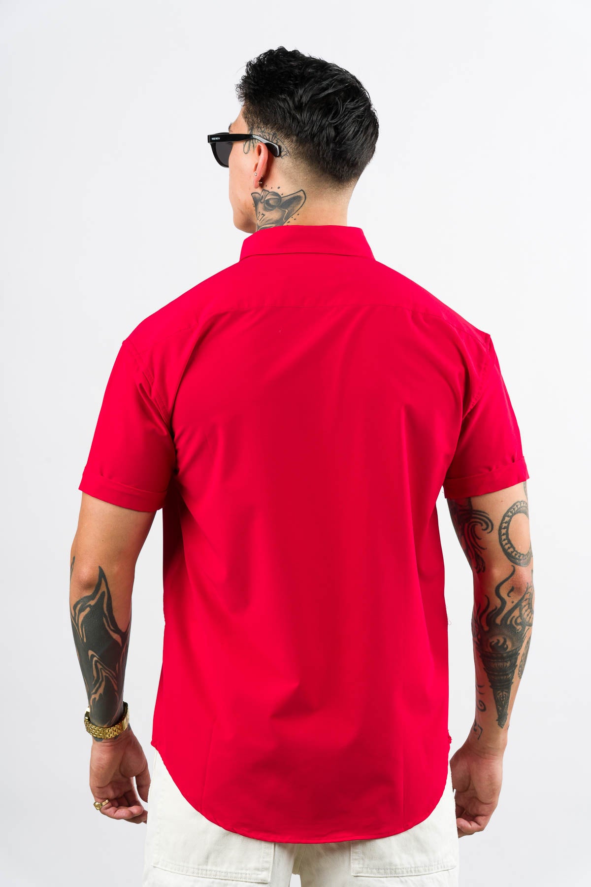 Camisa Button Triple Red - Voszmen