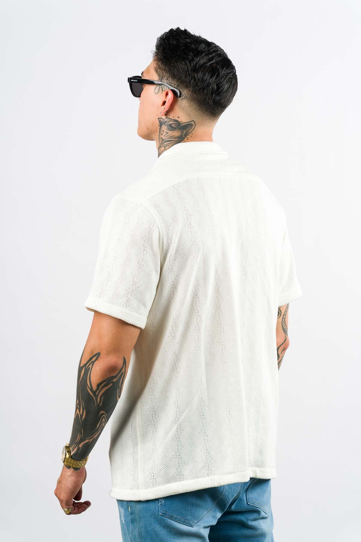Camisa Over Tejida Mt Blanca H - Voszmen