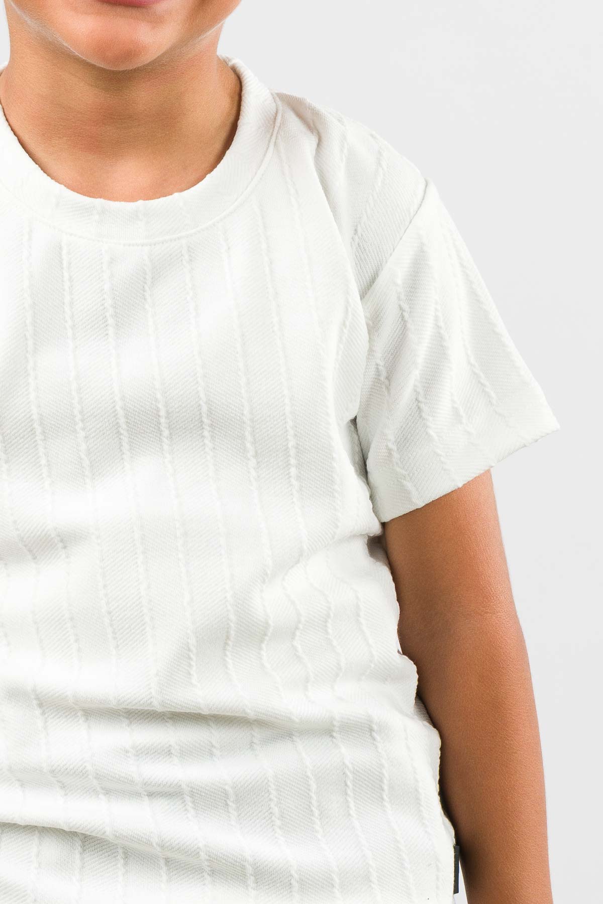 T-Shirt Text Kr Kid Blanca - Voszmen