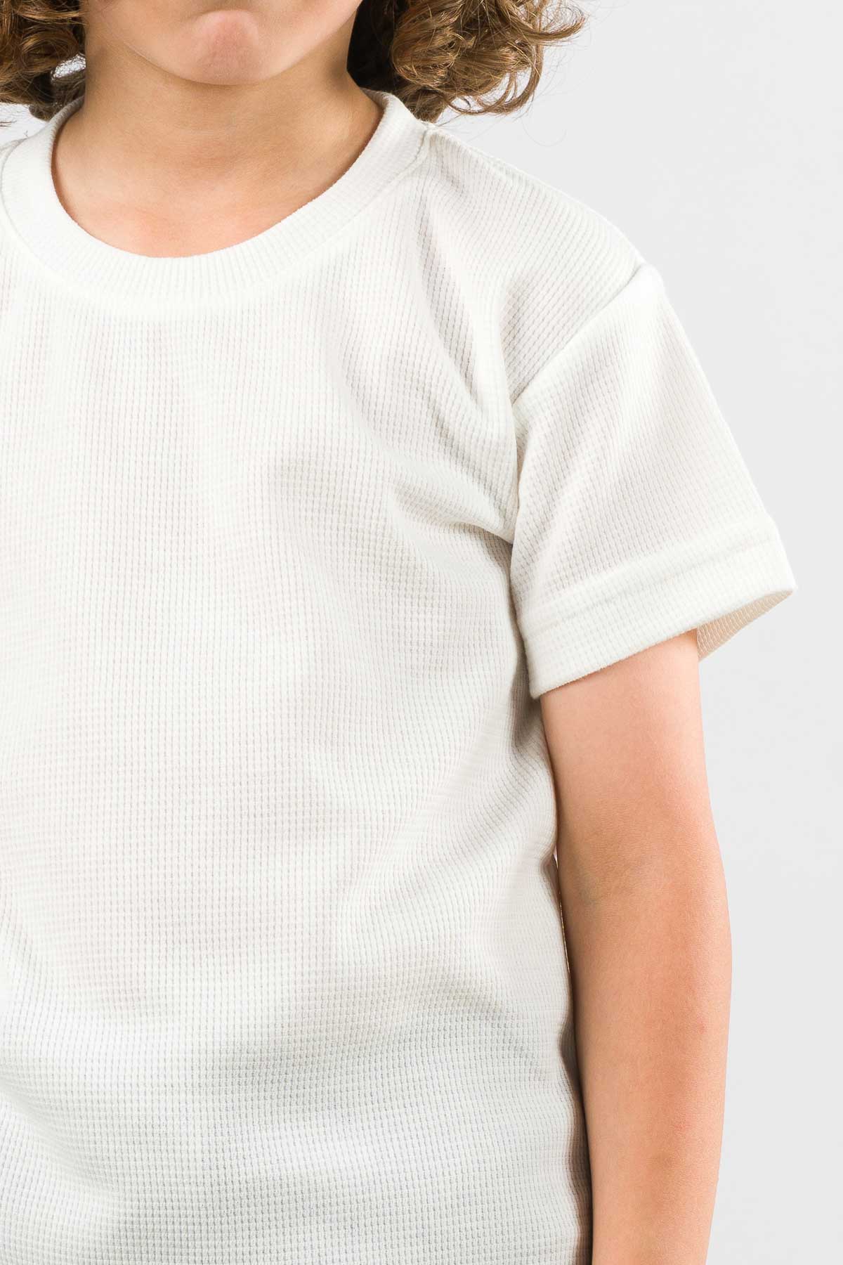 T-Shirt Text M Kid Blanco H - Voszmen