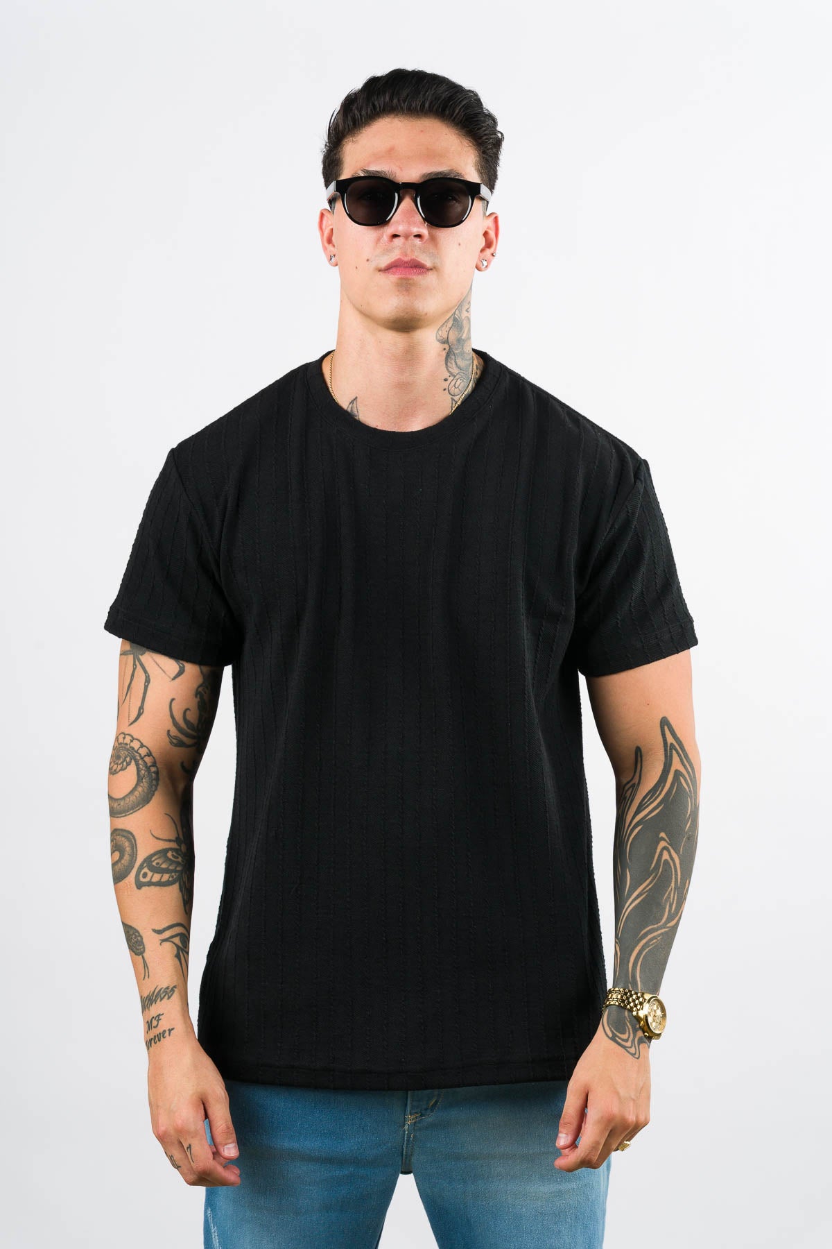 T-Shirt Text KR Negro - Voszmen