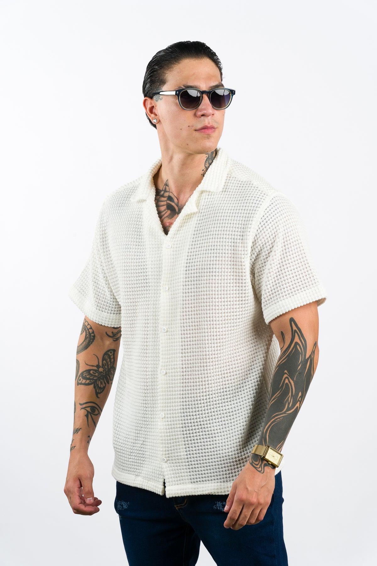 Camisa Text Ma Blanco H
