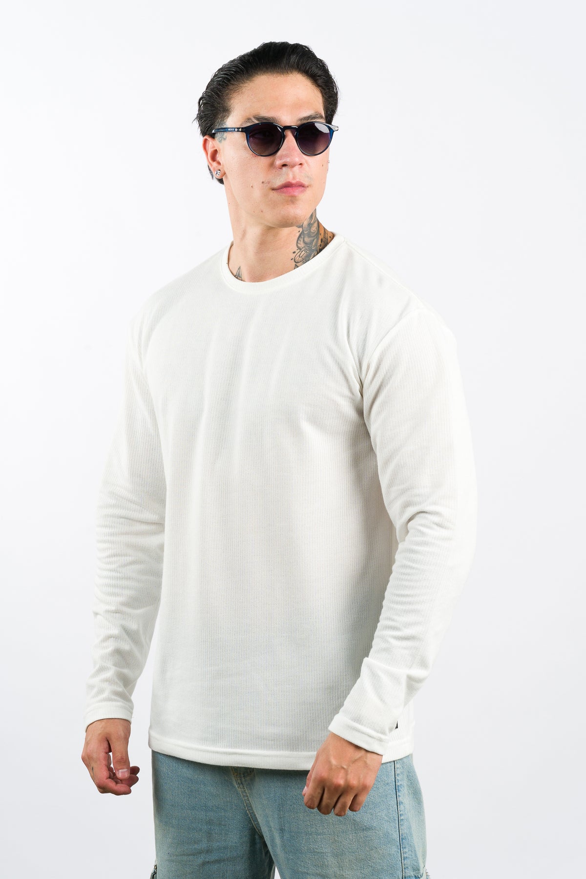 Camiseta ML Text NW Blanco H - Voszmen