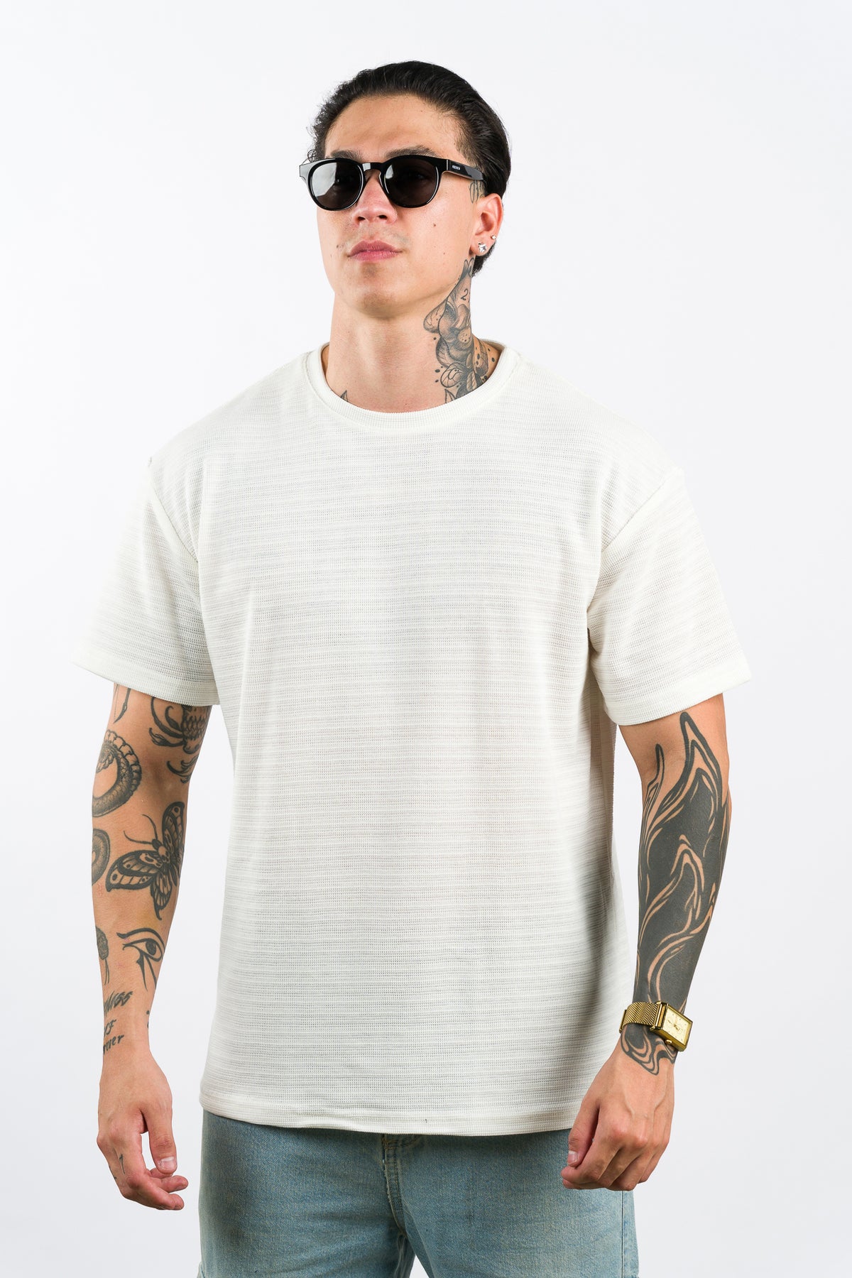 T-Shirt Text N Blanco H - Voszmen