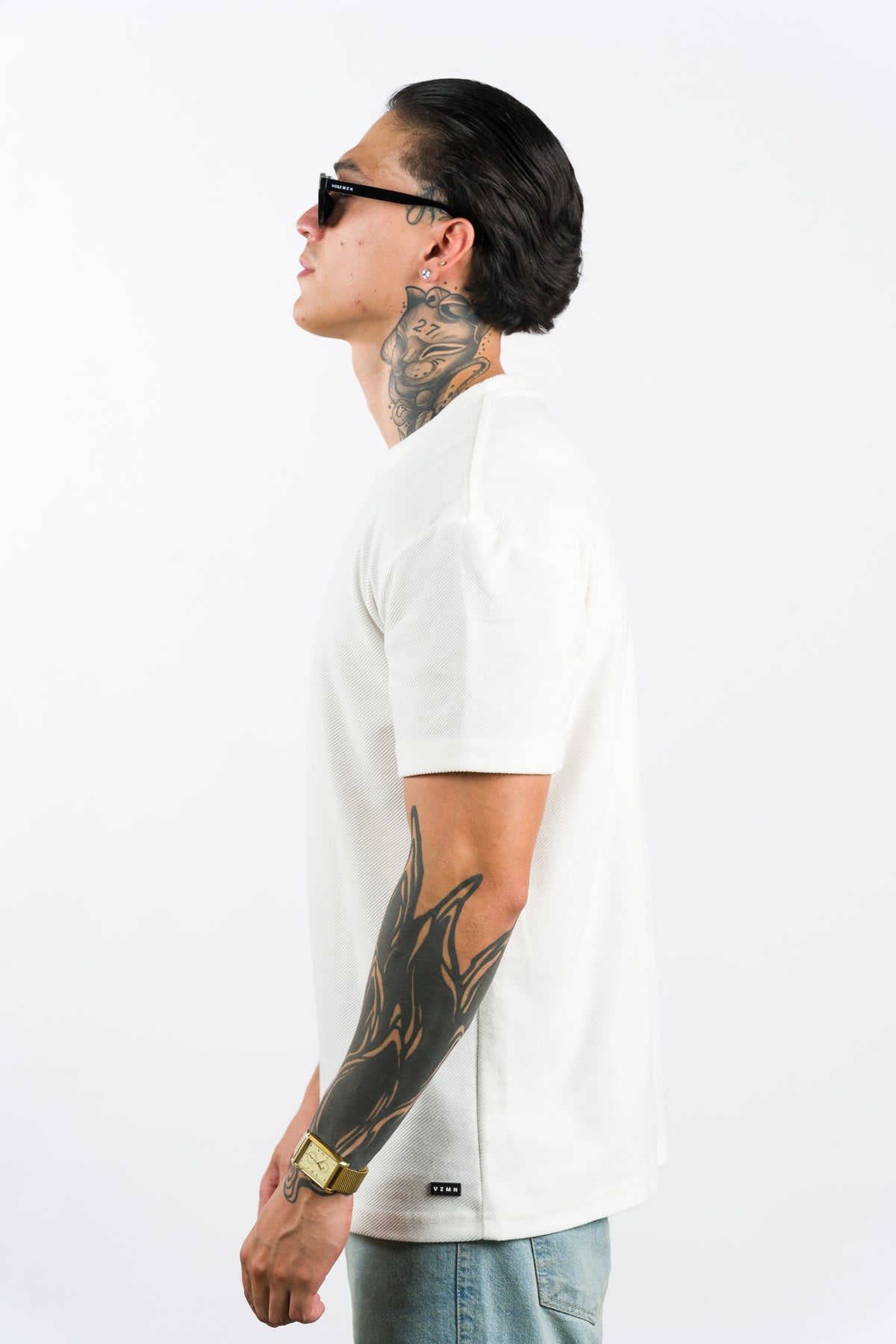 T-Shirt Text FZ Blanco Hueso - Voszmen