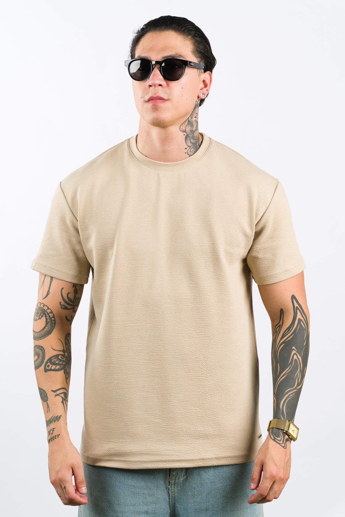 T-Shirt Text By beige - Voszmen