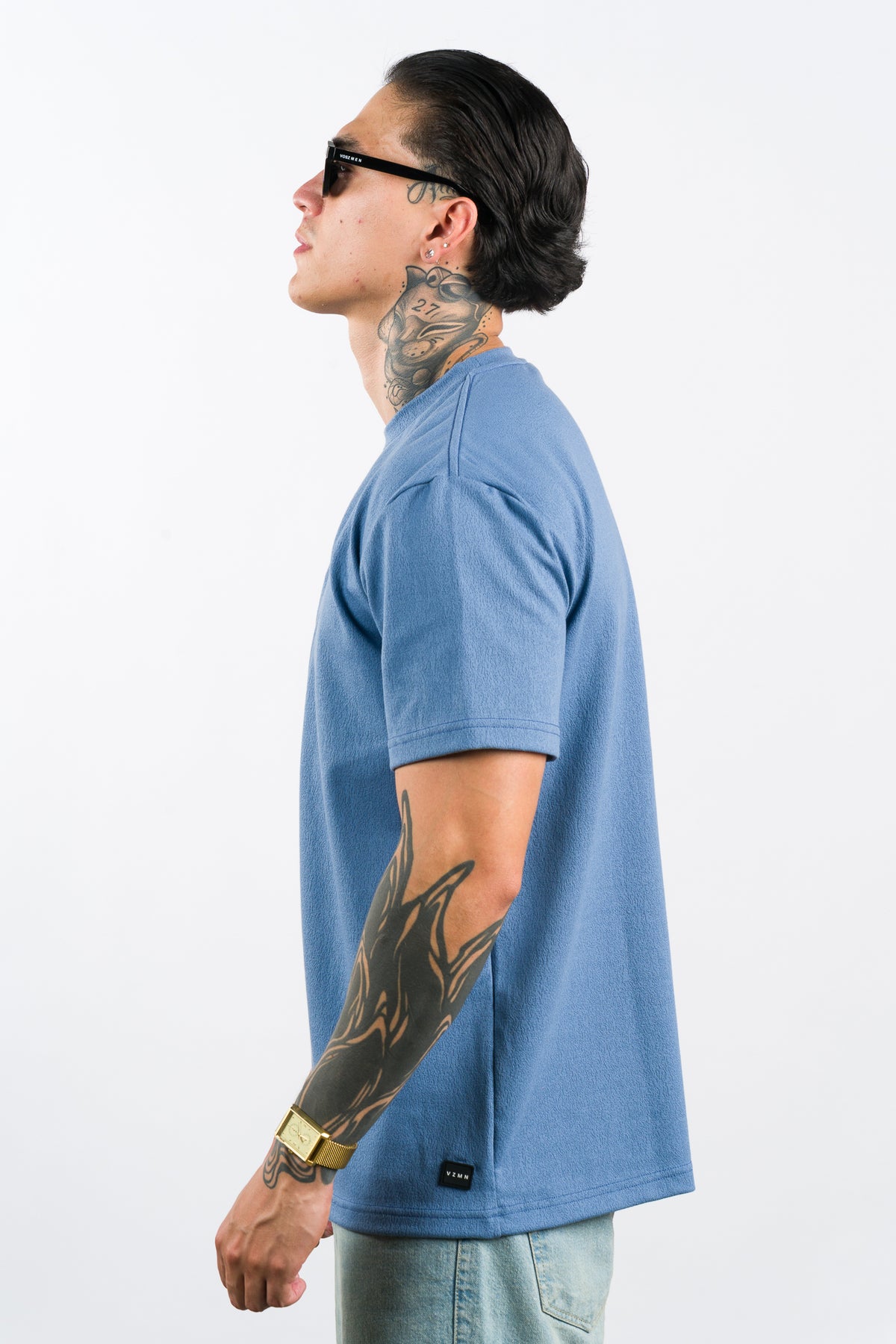 T-Shirt Text VT Celeste