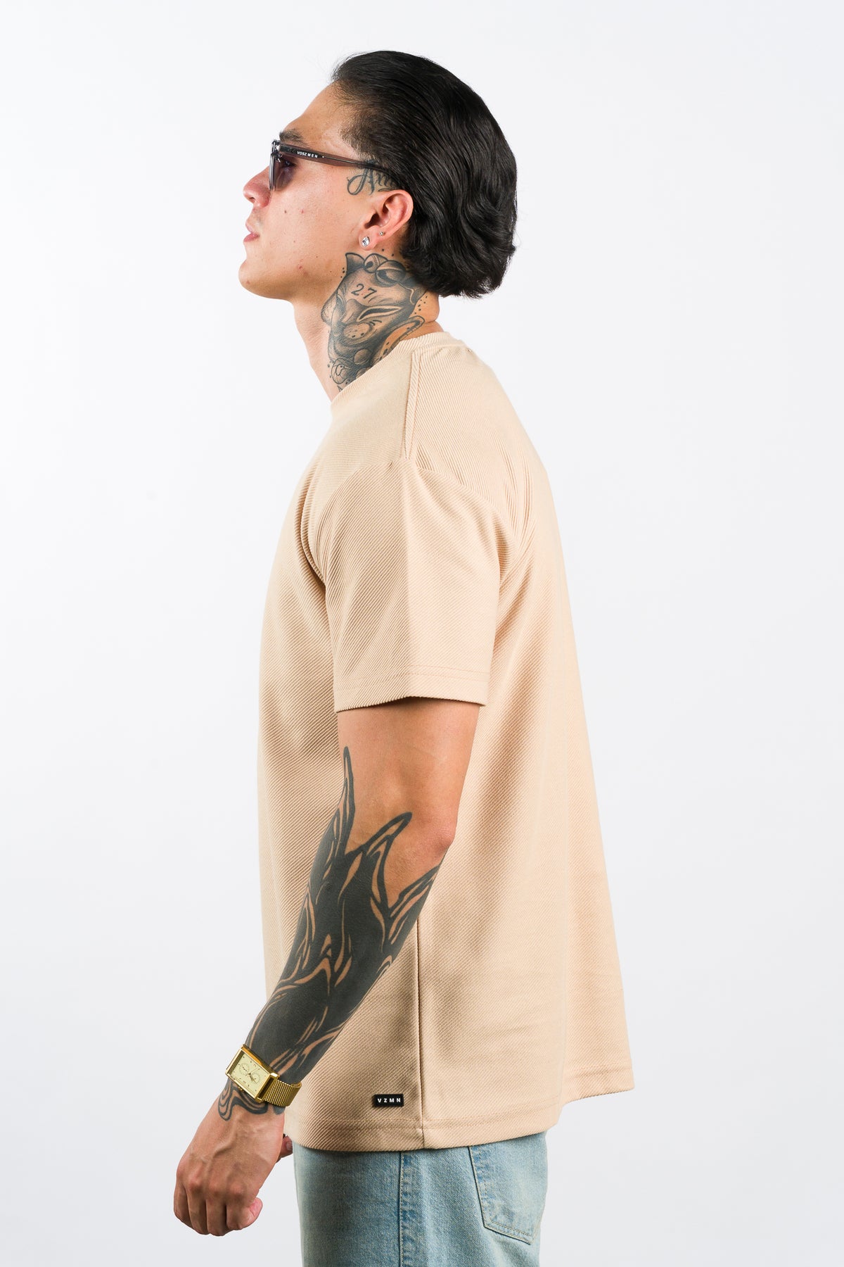 T-Shirt Text FZ Beige - Voszmen