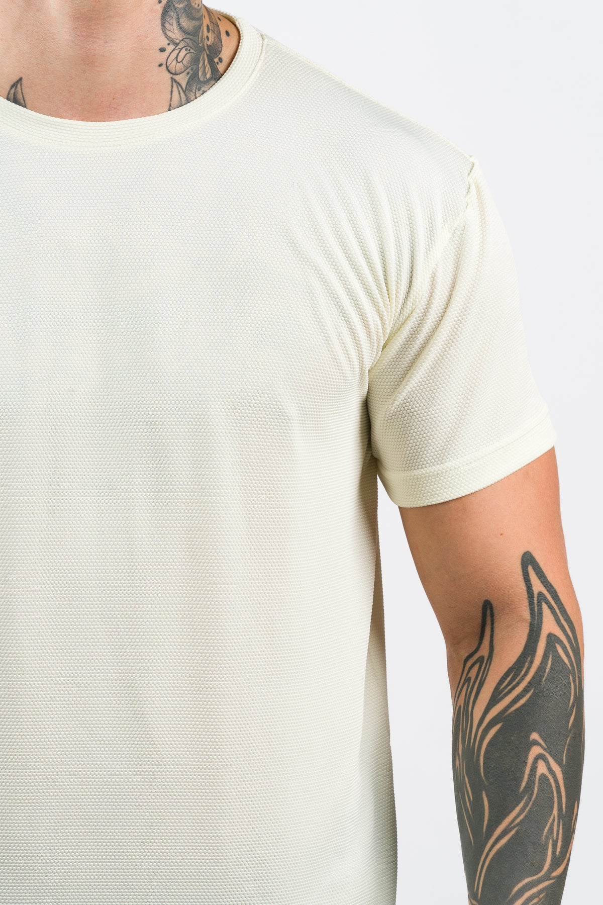 T-Shirt Text LM Crema