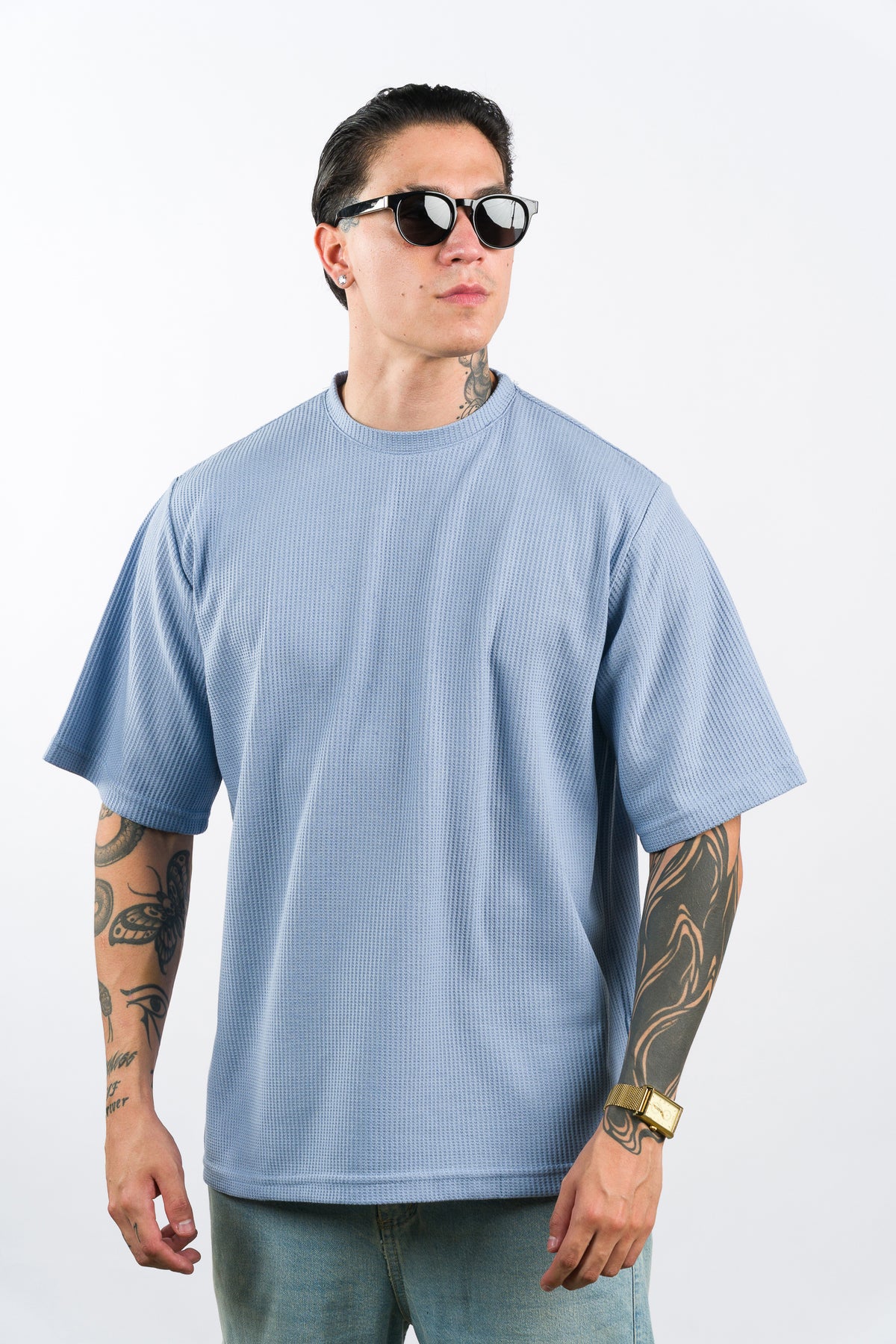 T-Shirt Over Text Q Celeste