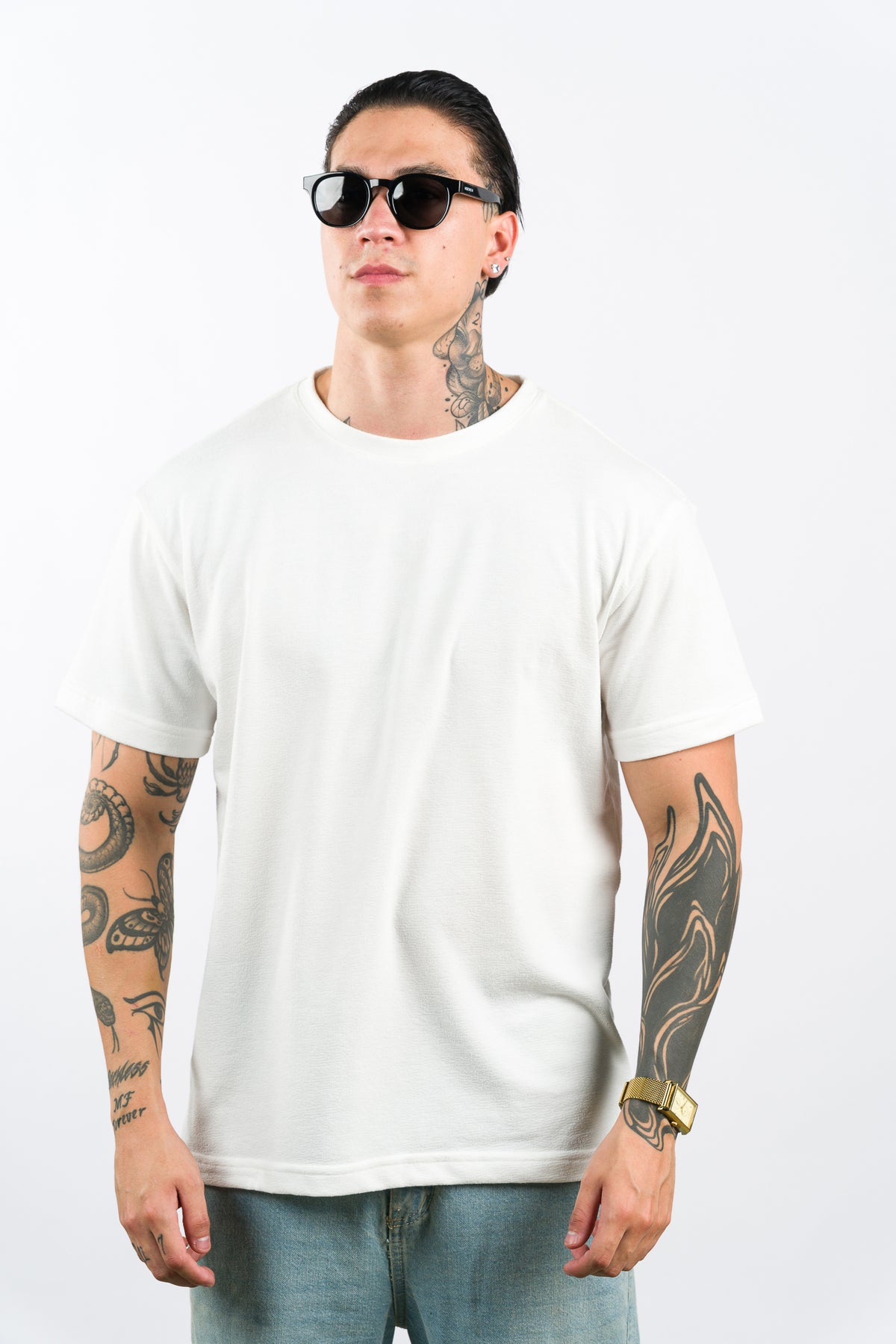 T-Shirt Text DL Blanco H - Voszmen