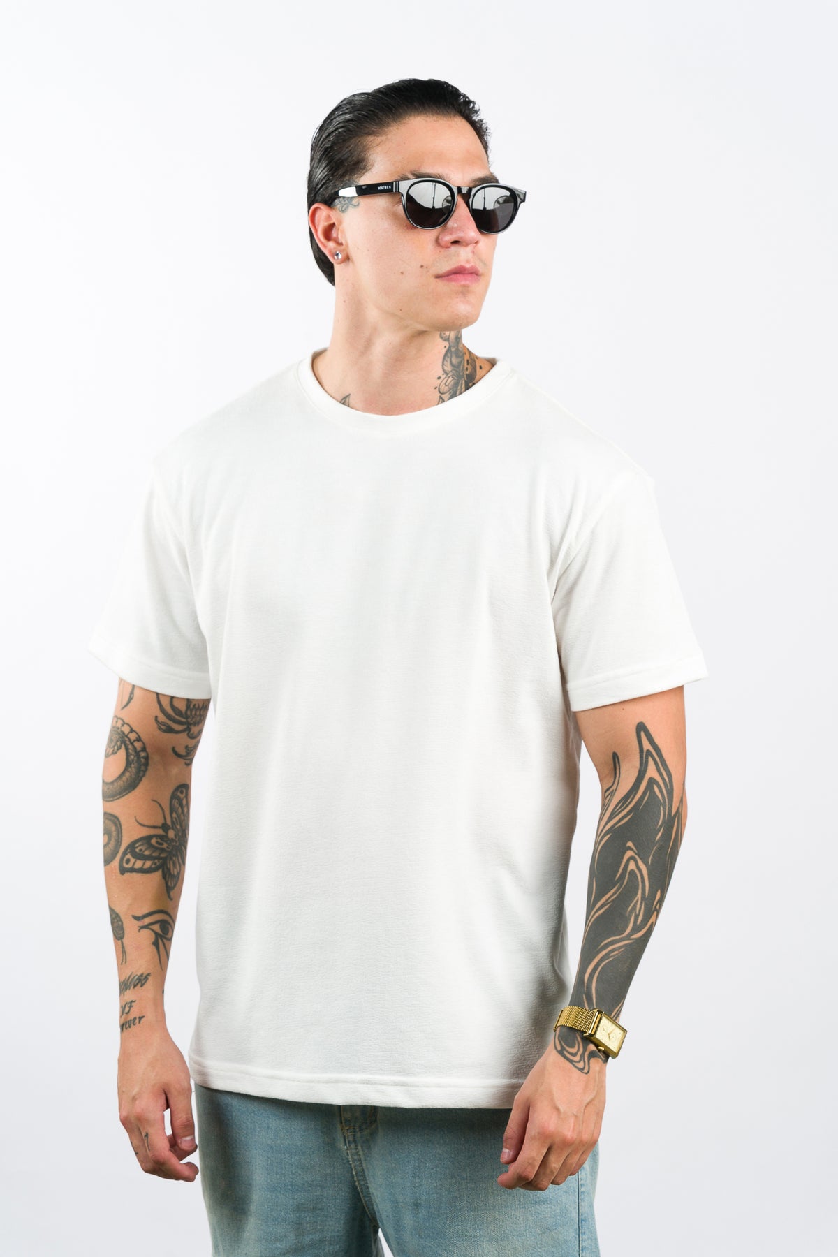 T-Shirt Text DL Blanco H