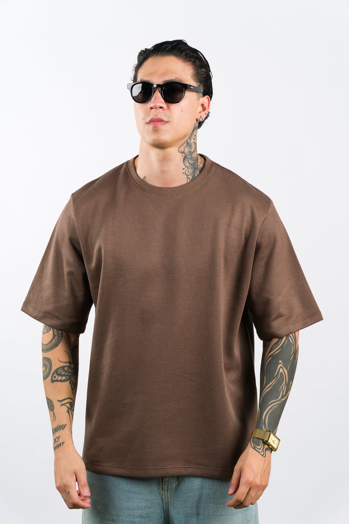 T-Shirt Over Text W Cafe - Voszmen