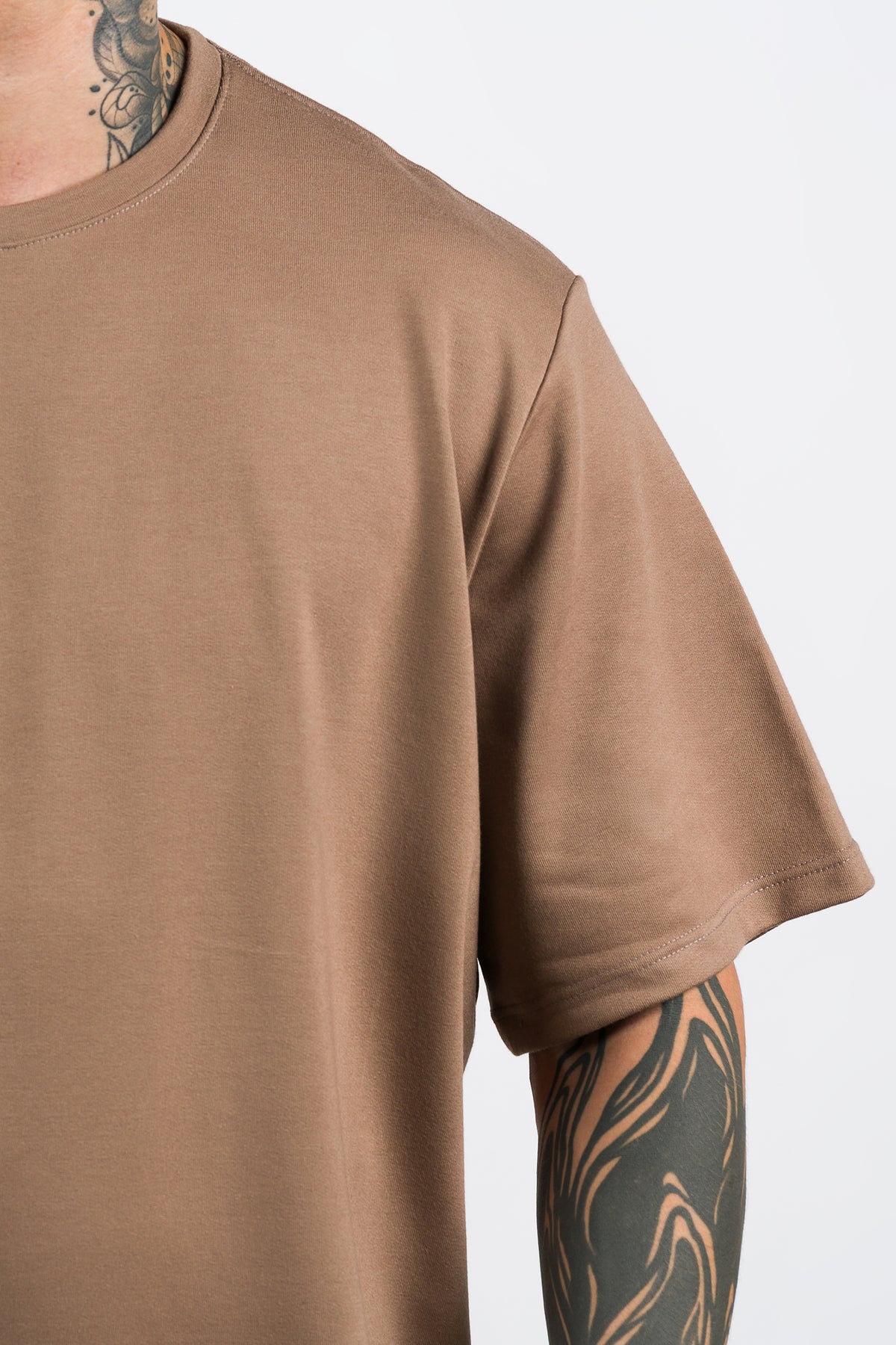 T Shirt Over BT Beige Oscuro