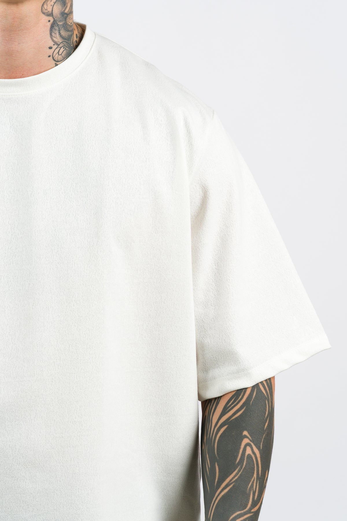 T-Shirt Over Text VT Blanco H