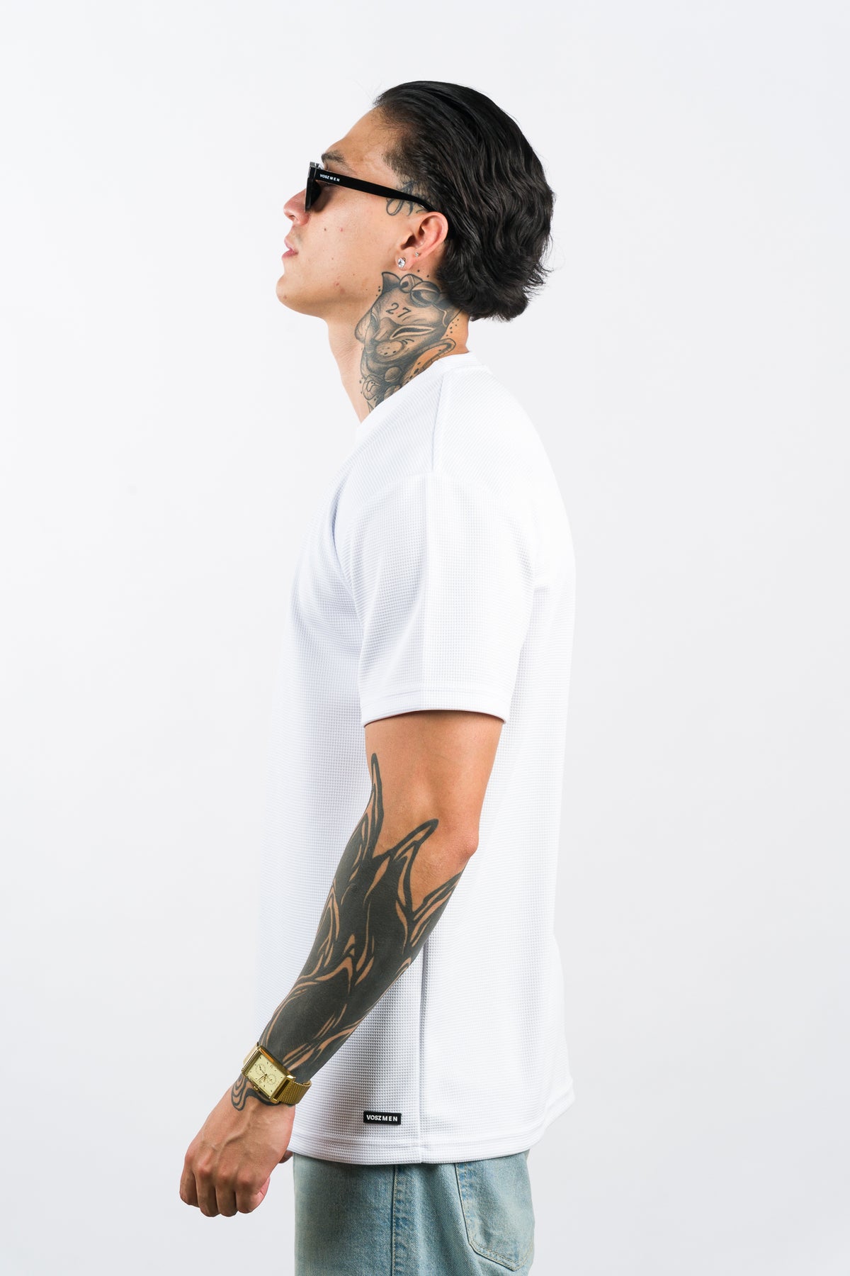T-Shirt Text O Blanca - Voszmen