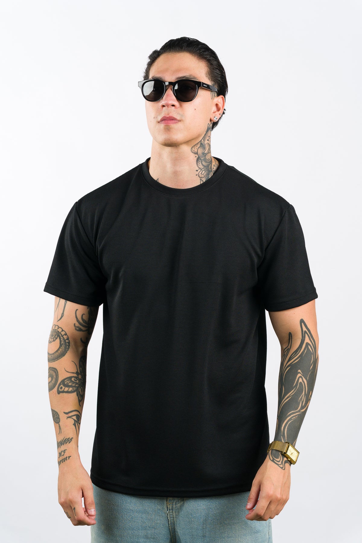 T-Shirt Text O Negra - Voszmen