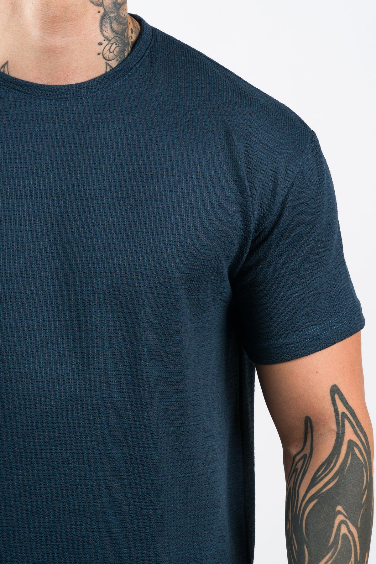 T-Shirt Text Rk Azul Petro