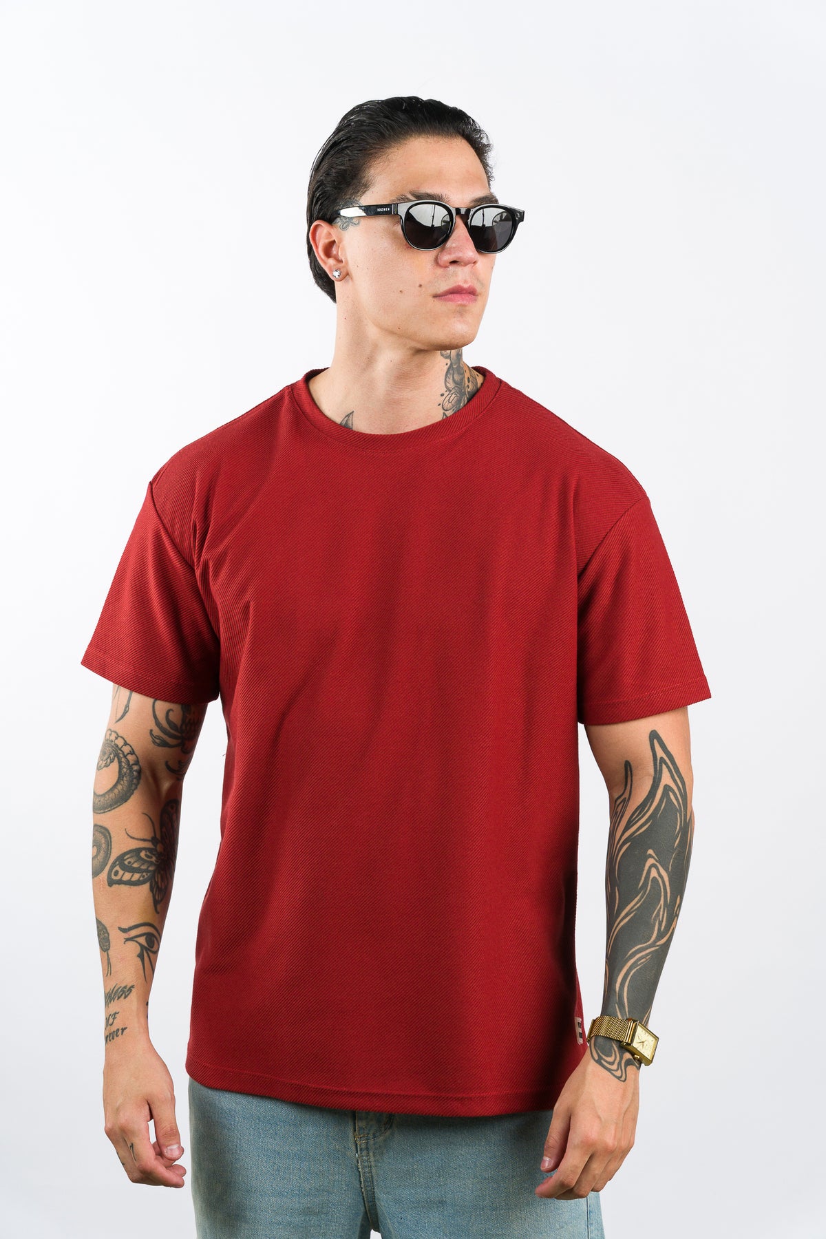 T-Shirt Text FZ Terracota