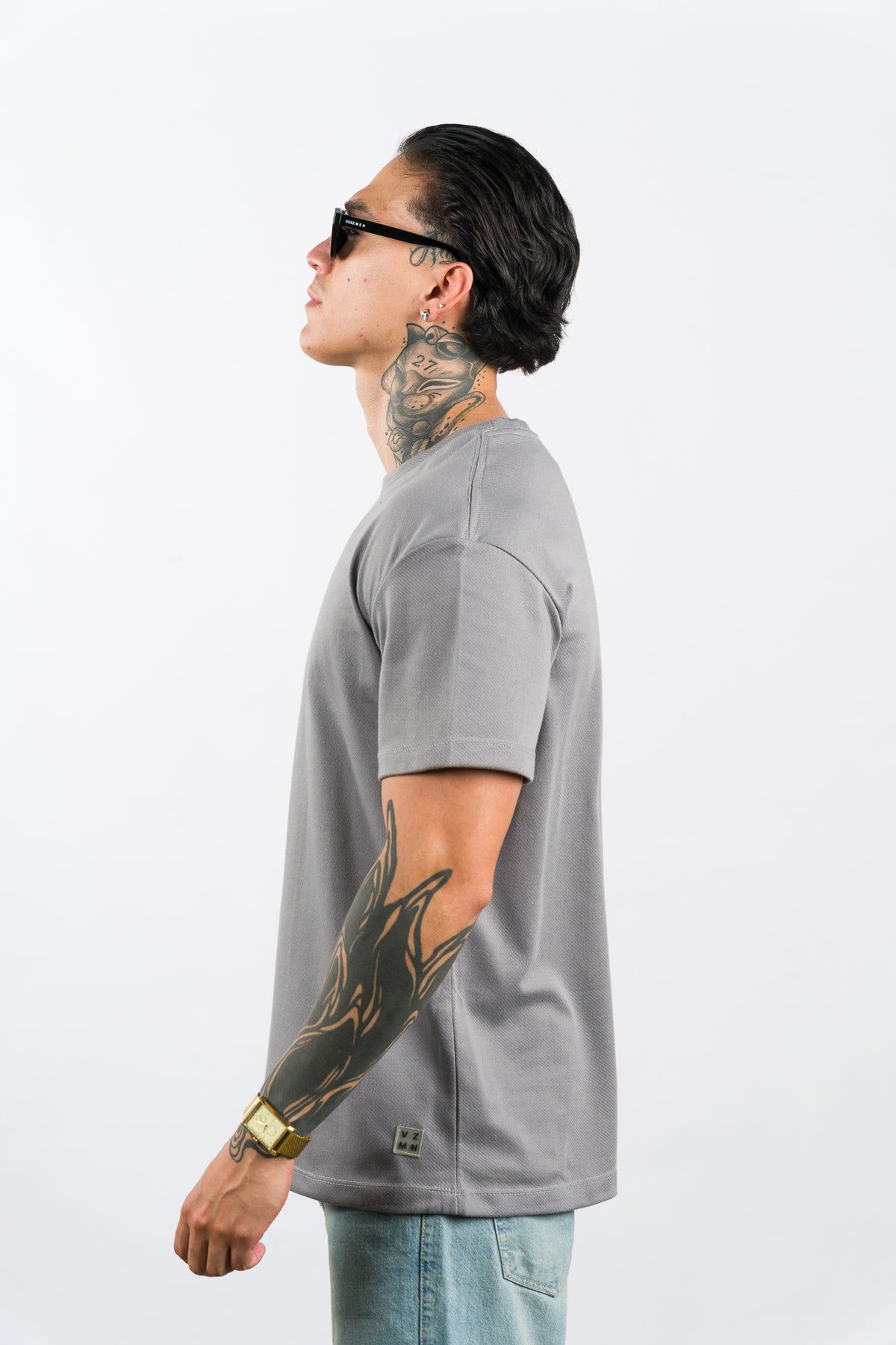 T-Shirt Text FZ Gris - Voszmen